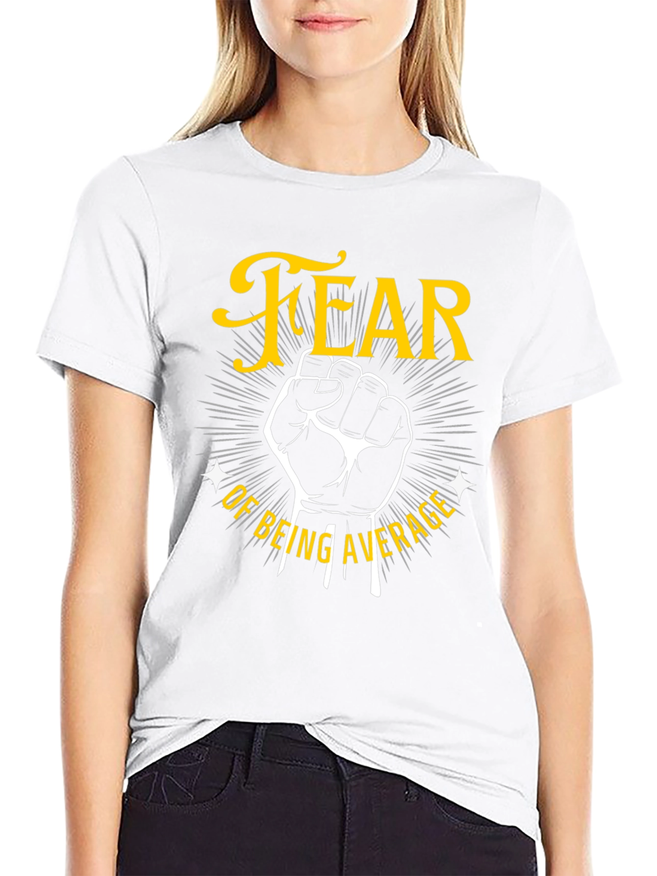 Fear of Being Average Graphic Tee