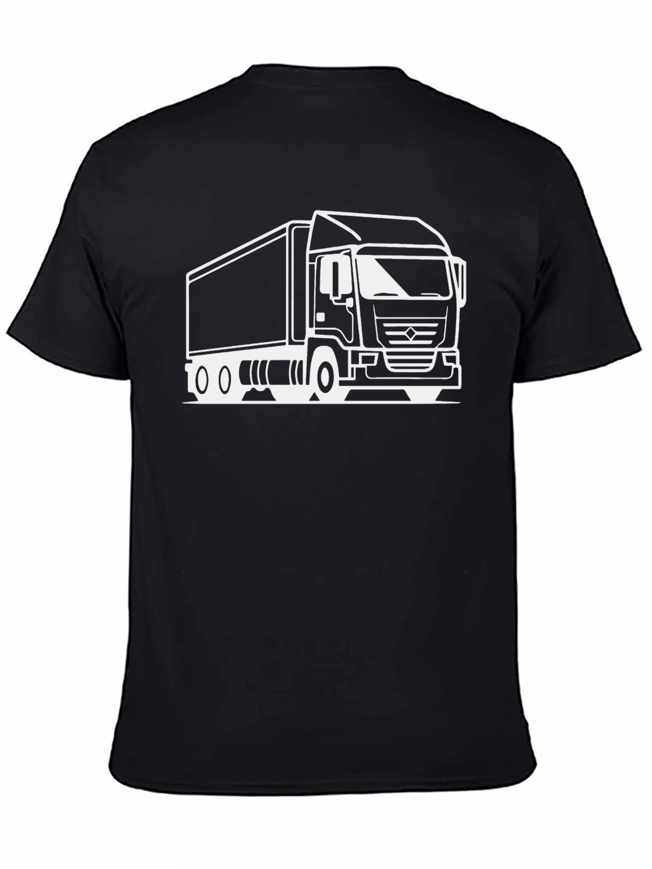 Truck Graphic T-Shirt - Black Cotton Tee