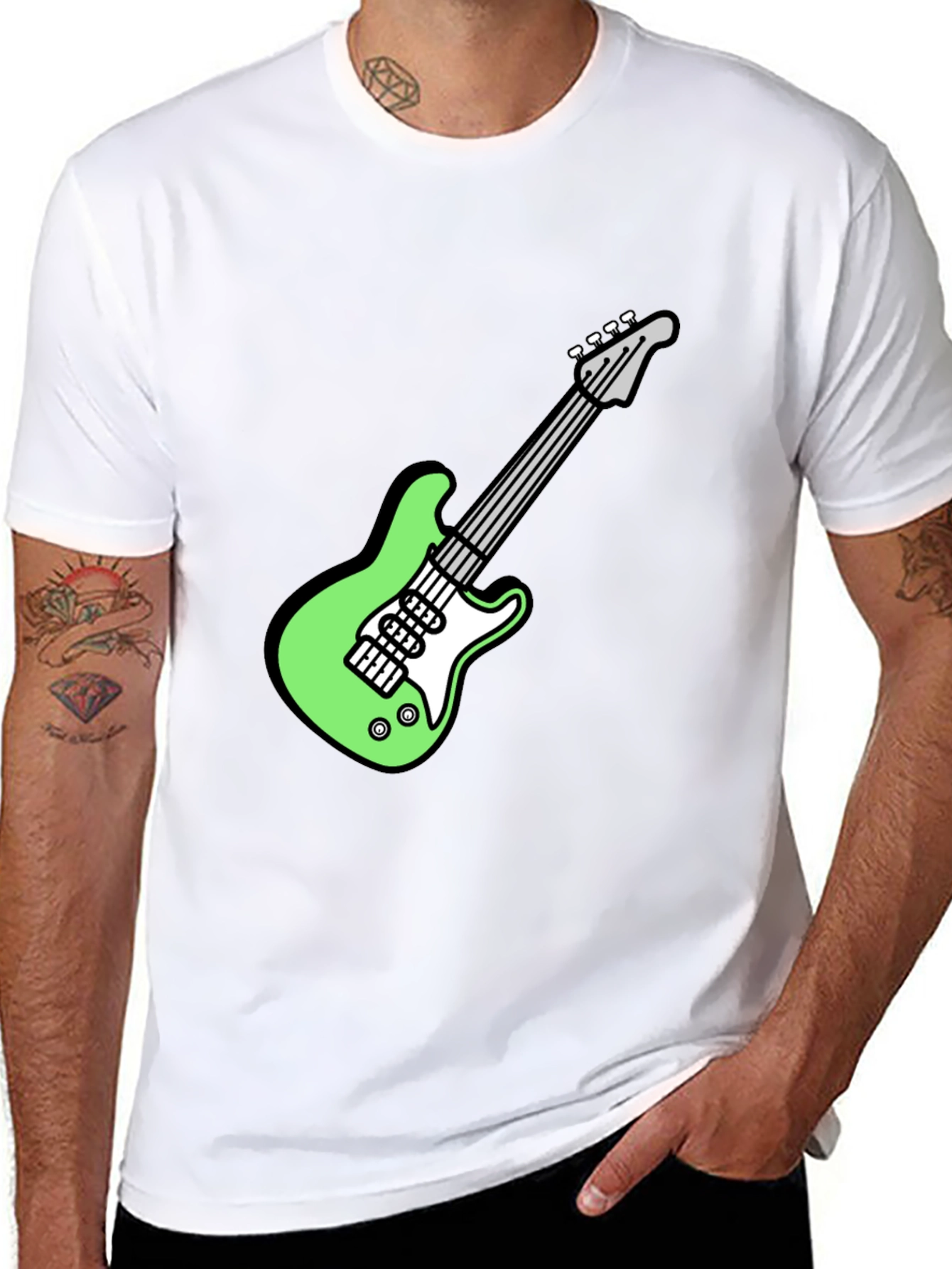 Guitar Graphic Tee - Rock On In Style