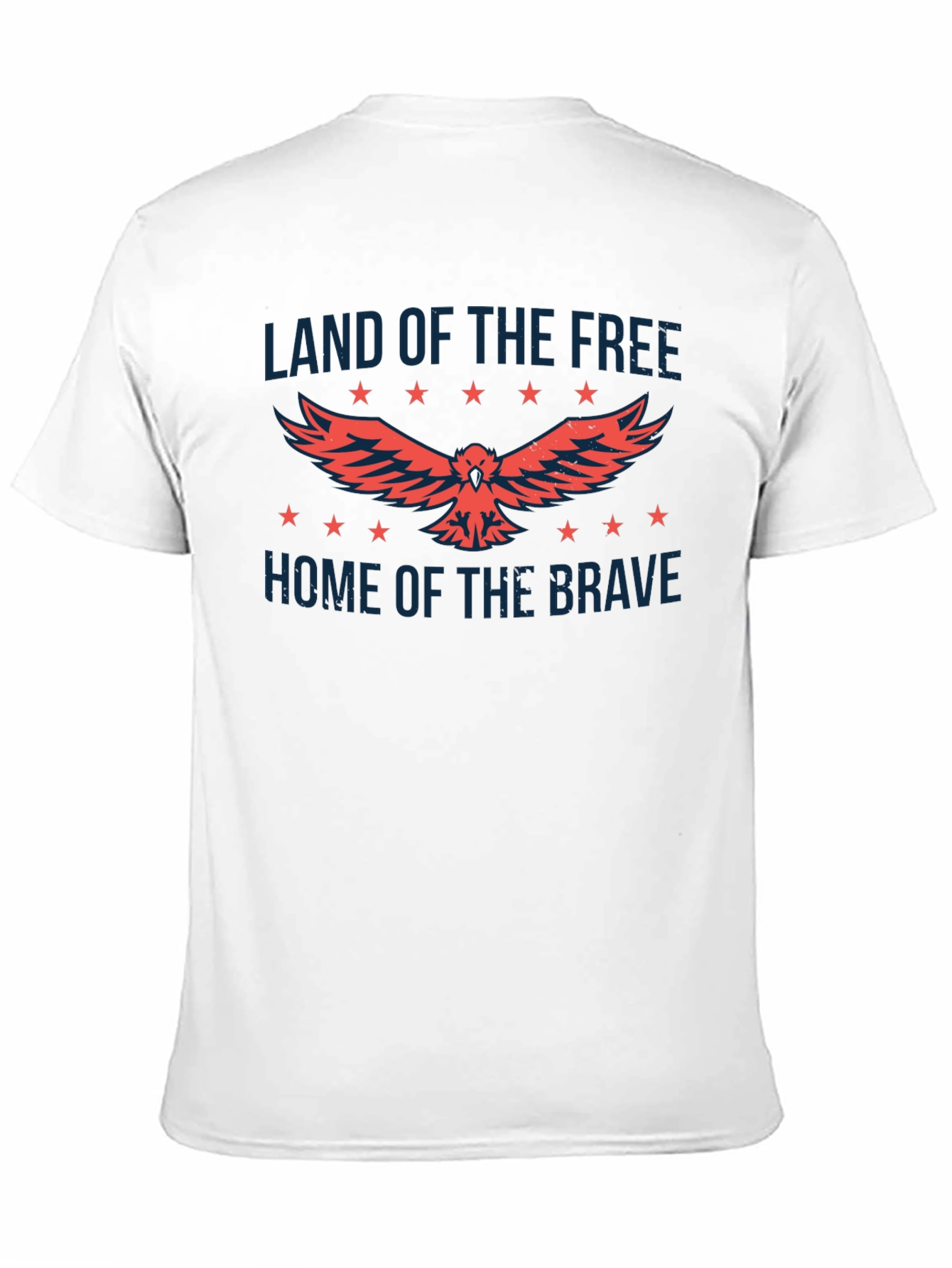 Land of the Free Patriotic Graphic Tee