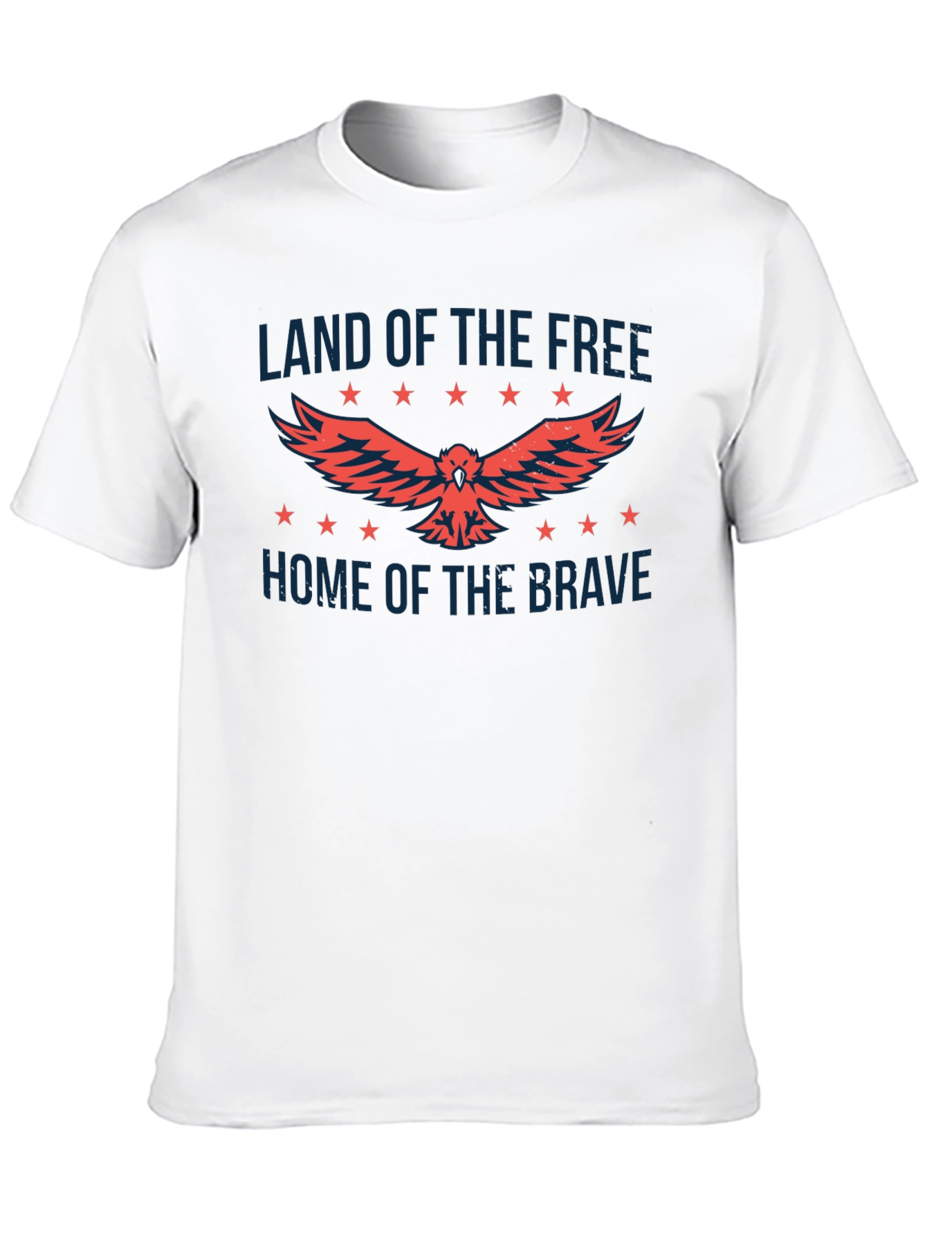Land of the Free Patriotic Graphic Tee