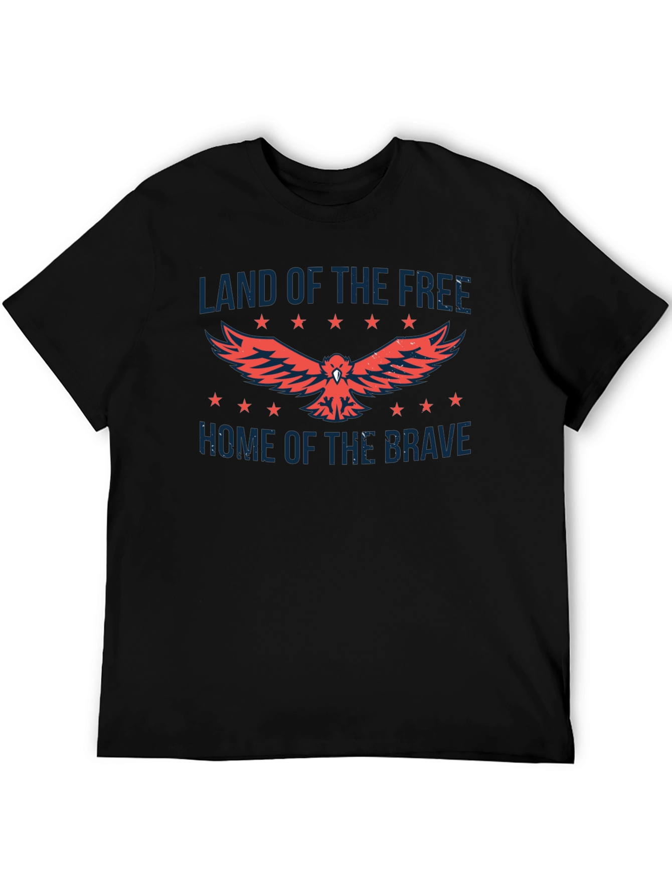 Land of the Free Patriotic Graphic Tee