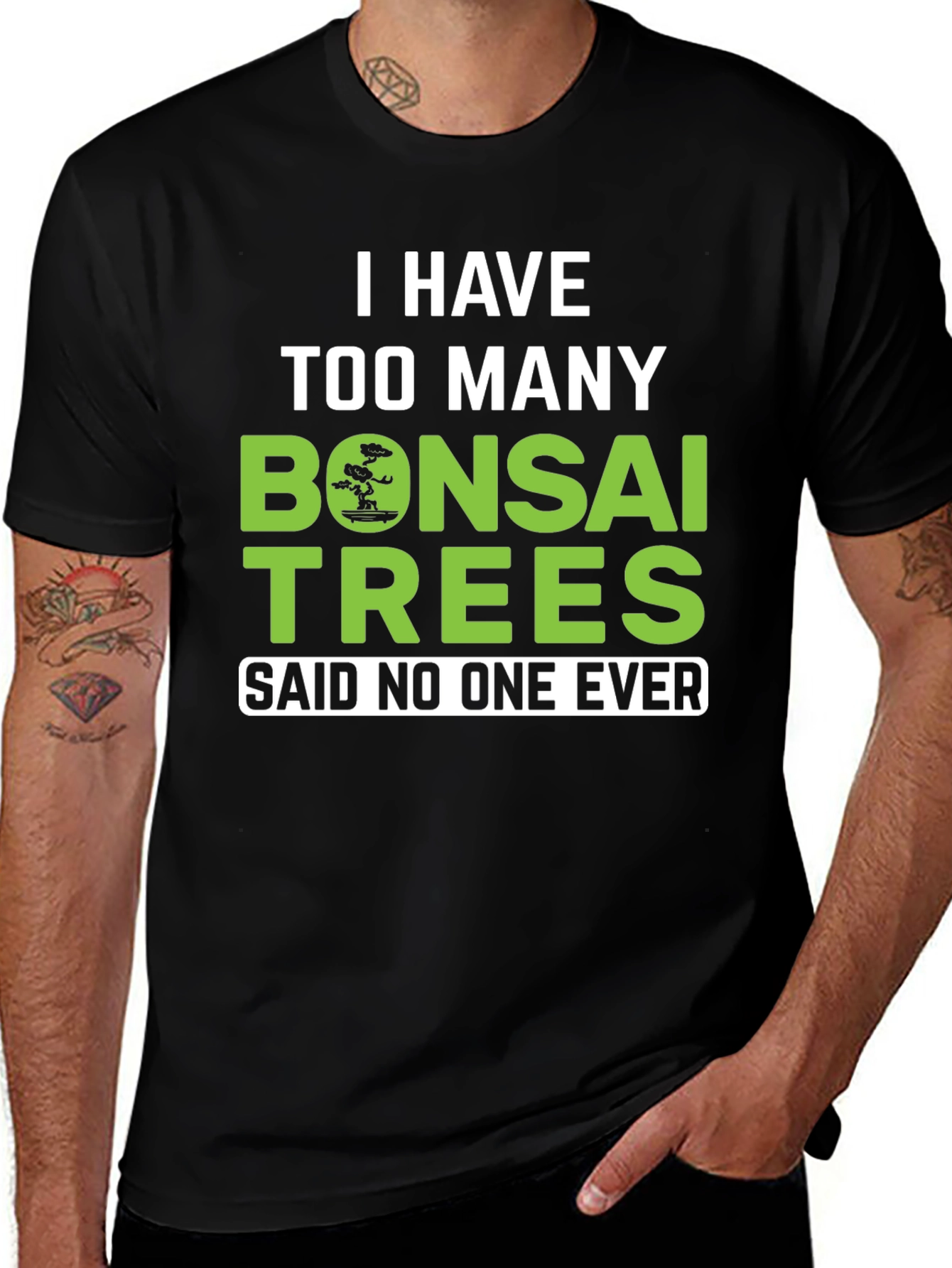 Bonsai Trees Graphic Tee - Funny Gardening Shirt