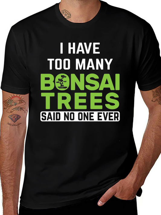 Bonsai Trees Graphic Tee - Funny Gardening Shirt