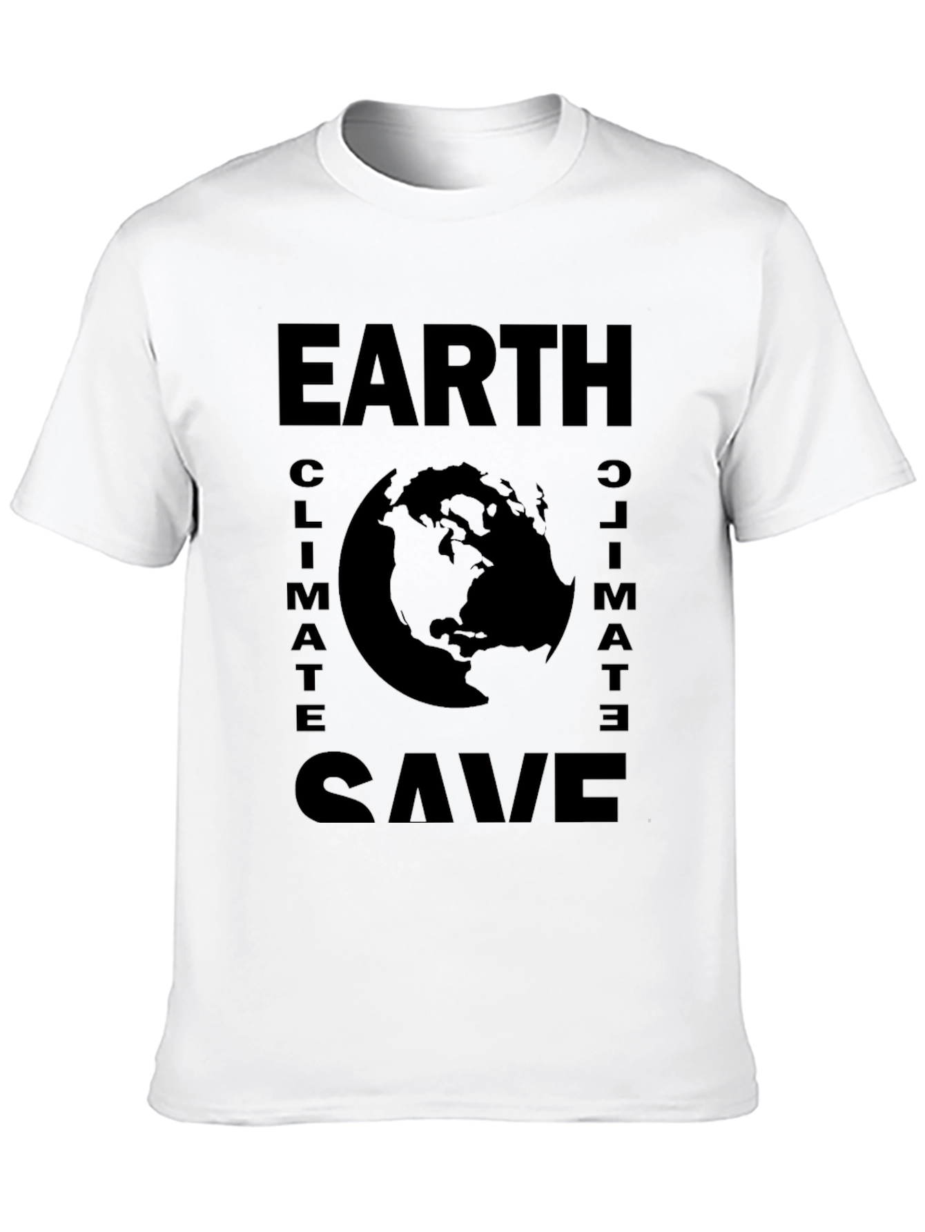 Save the Earth Graphic Tee - Climate Change Awareness
