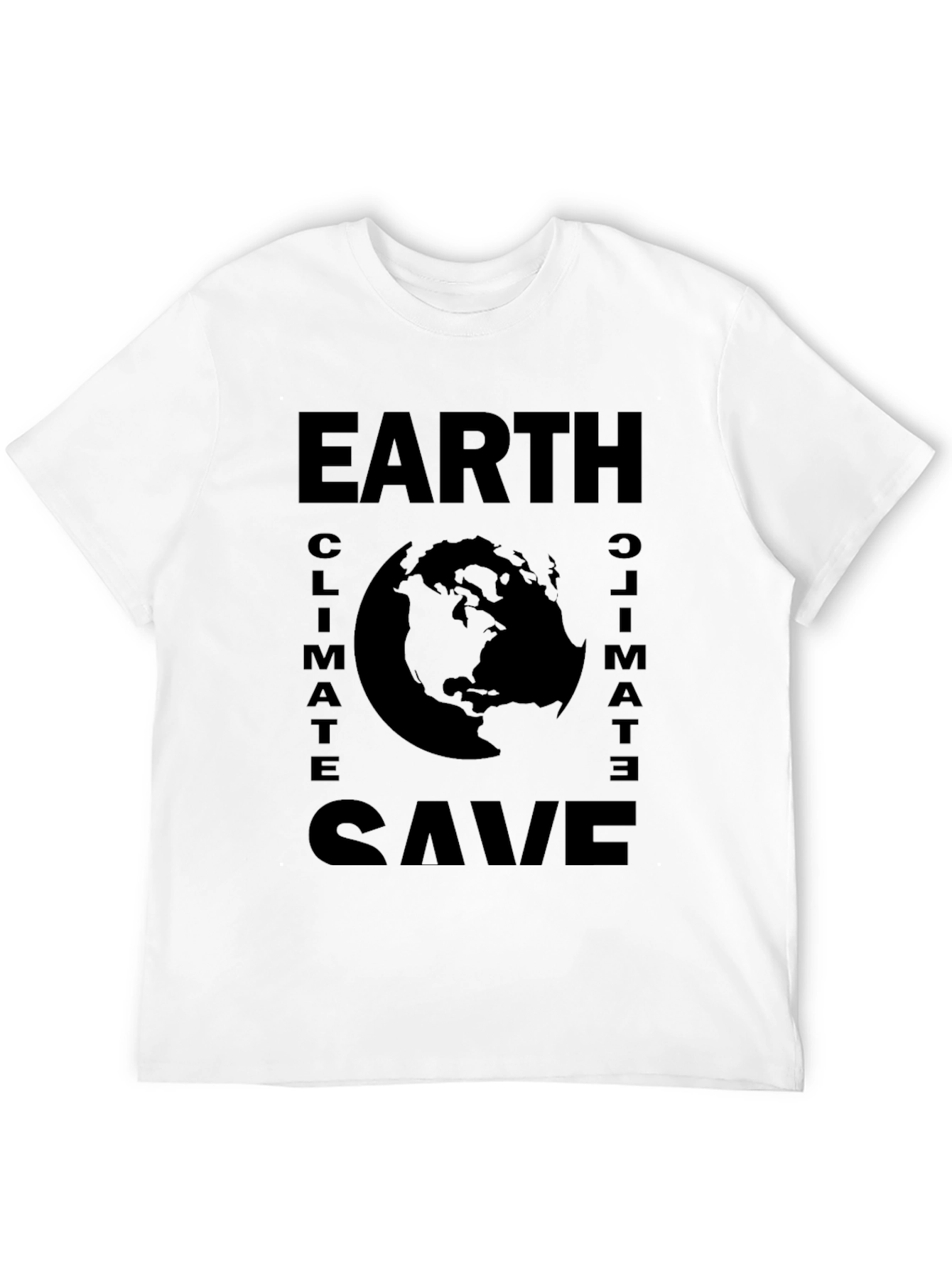 Save the Earth Graphic Tee - Climate Change Awareness