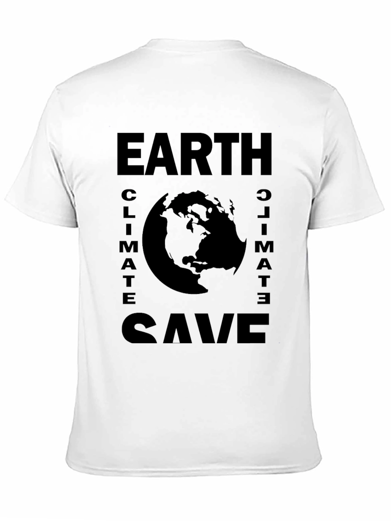 Save the Earth Graphic Tee - Climate Change Awareness