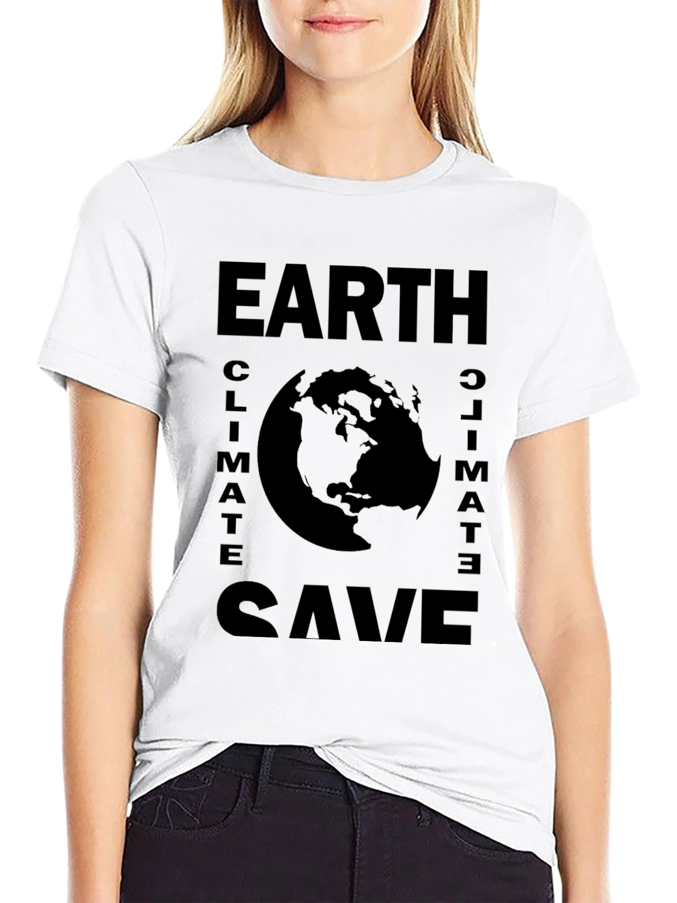 Save the Earth Graphic Tee - Climate Change Awareness
