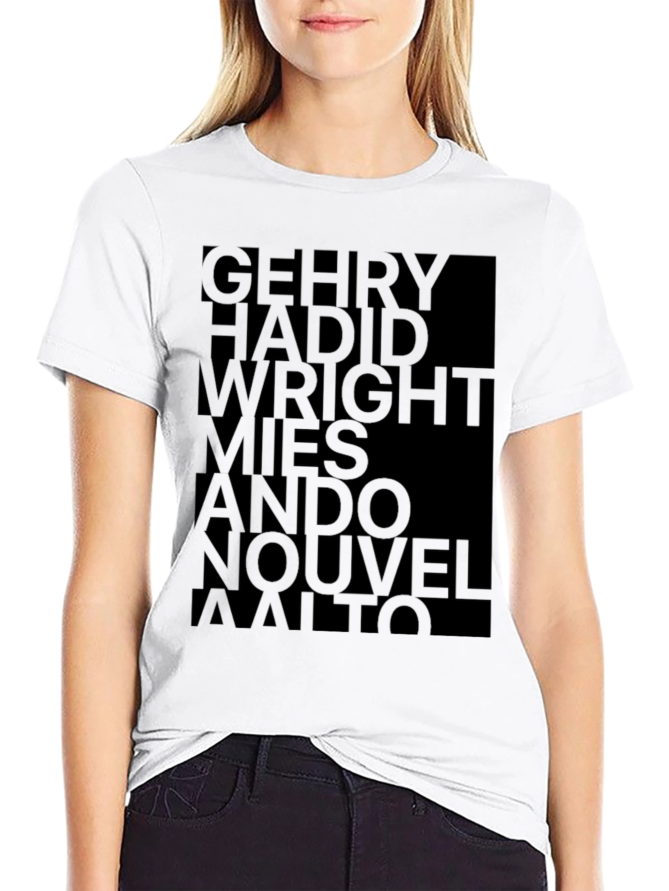 Architect Names T-Shirt - Modern Art Tee