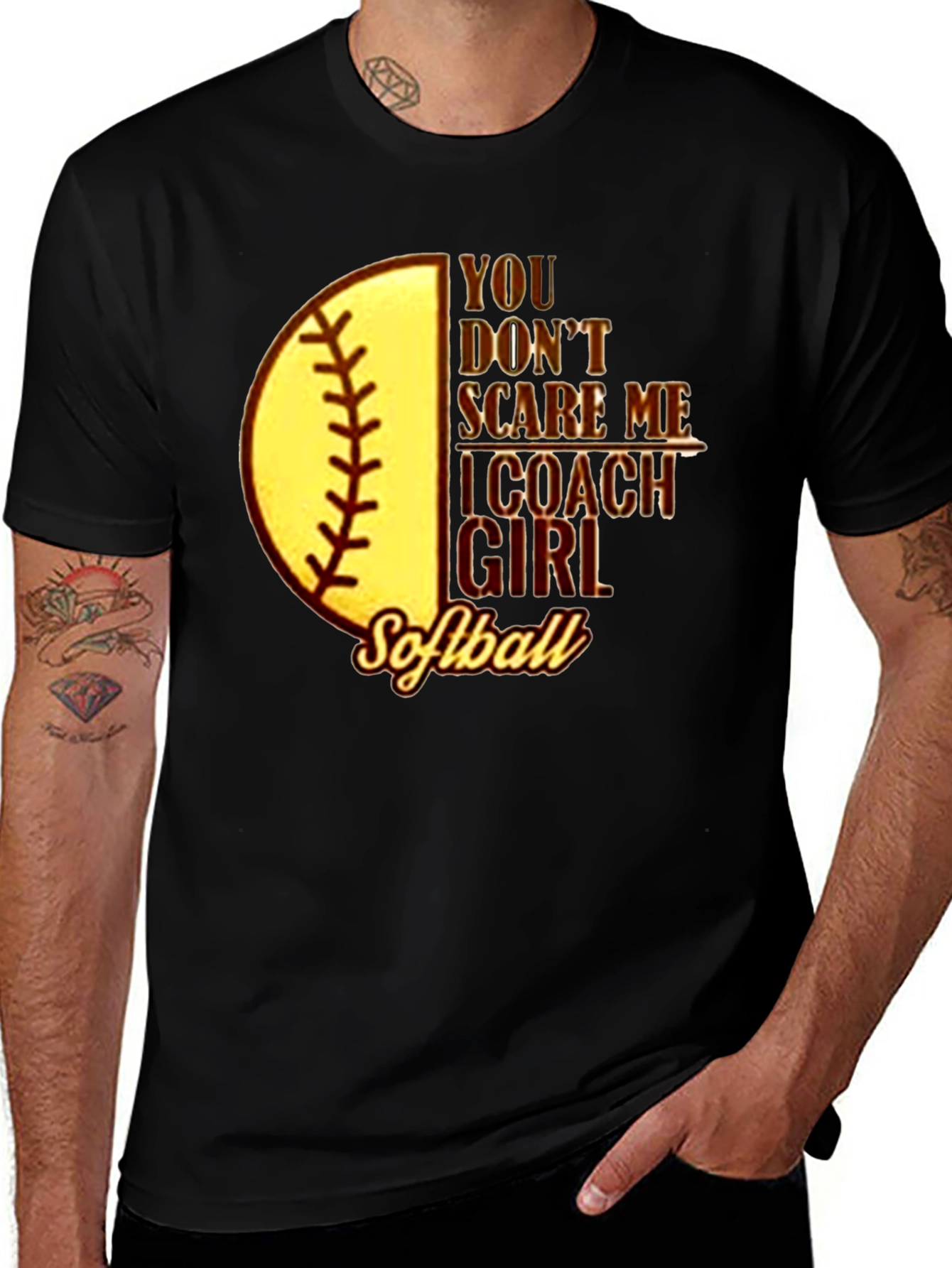 Softball Coach Graphic Tee