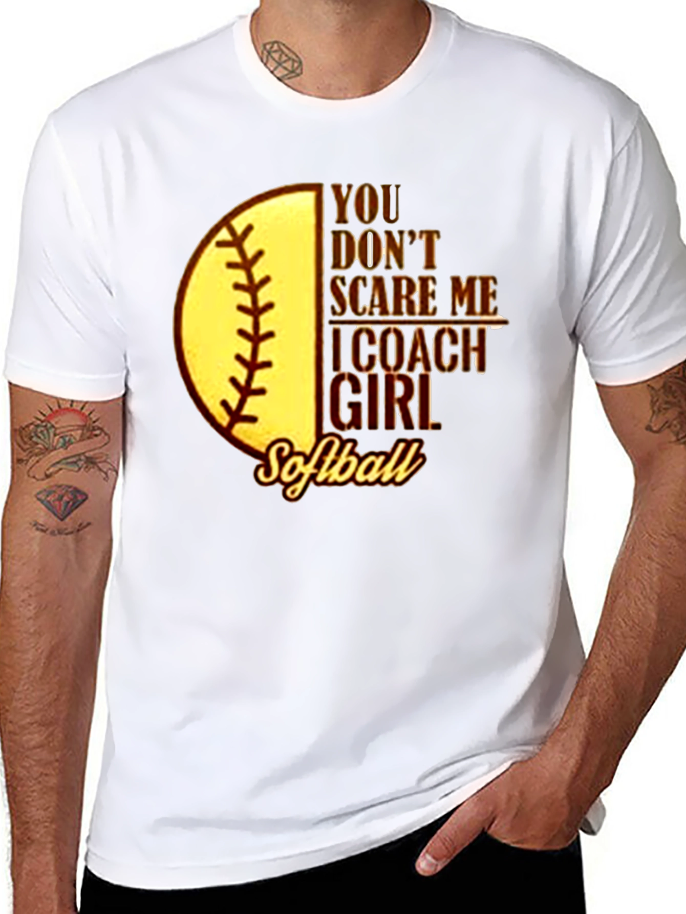 Softball Coach Graphic Tee