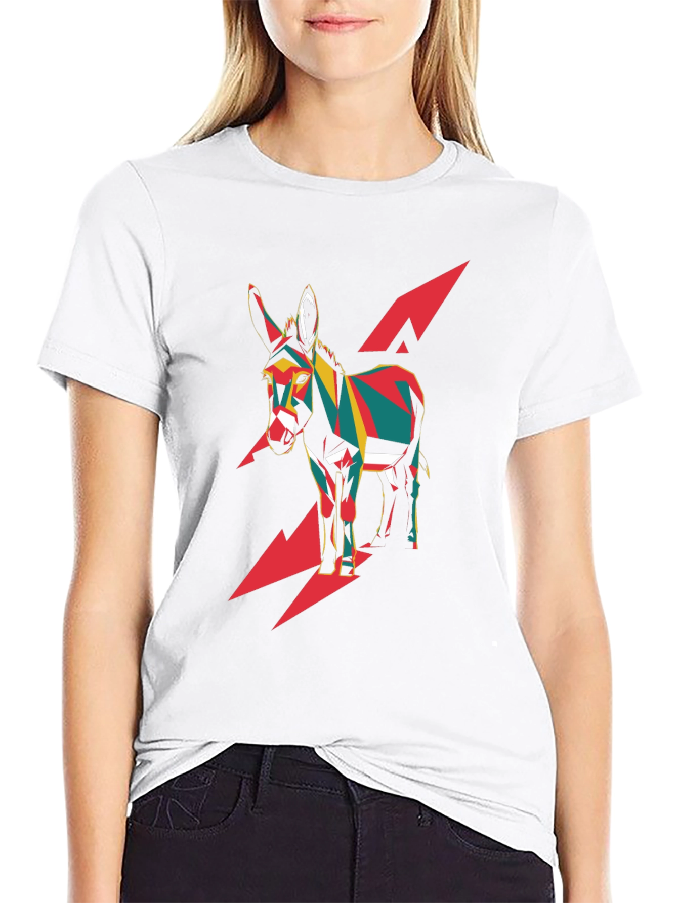 Abstract Donkey Graphic Tee