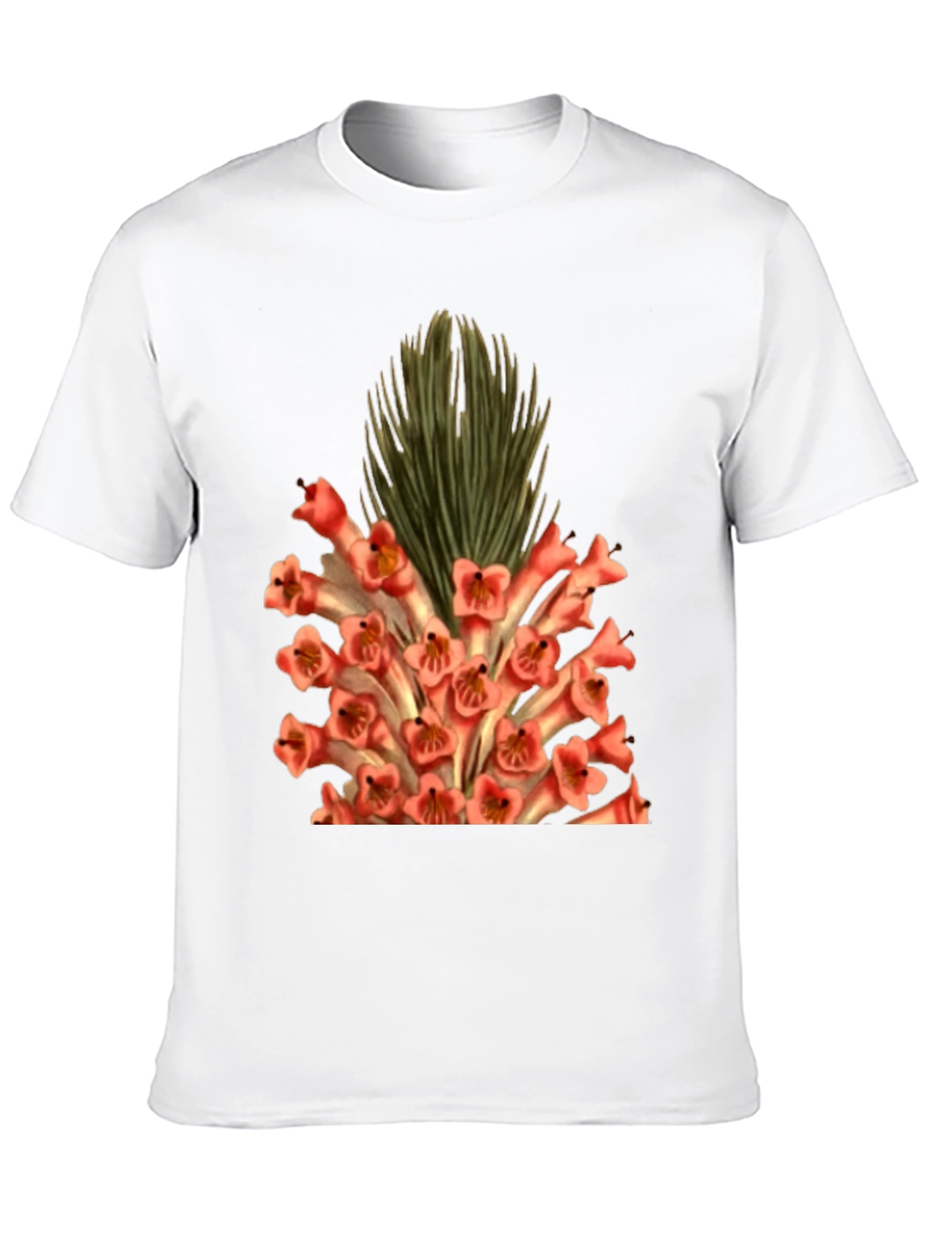 Botanical Flower Graphic T-Shirt