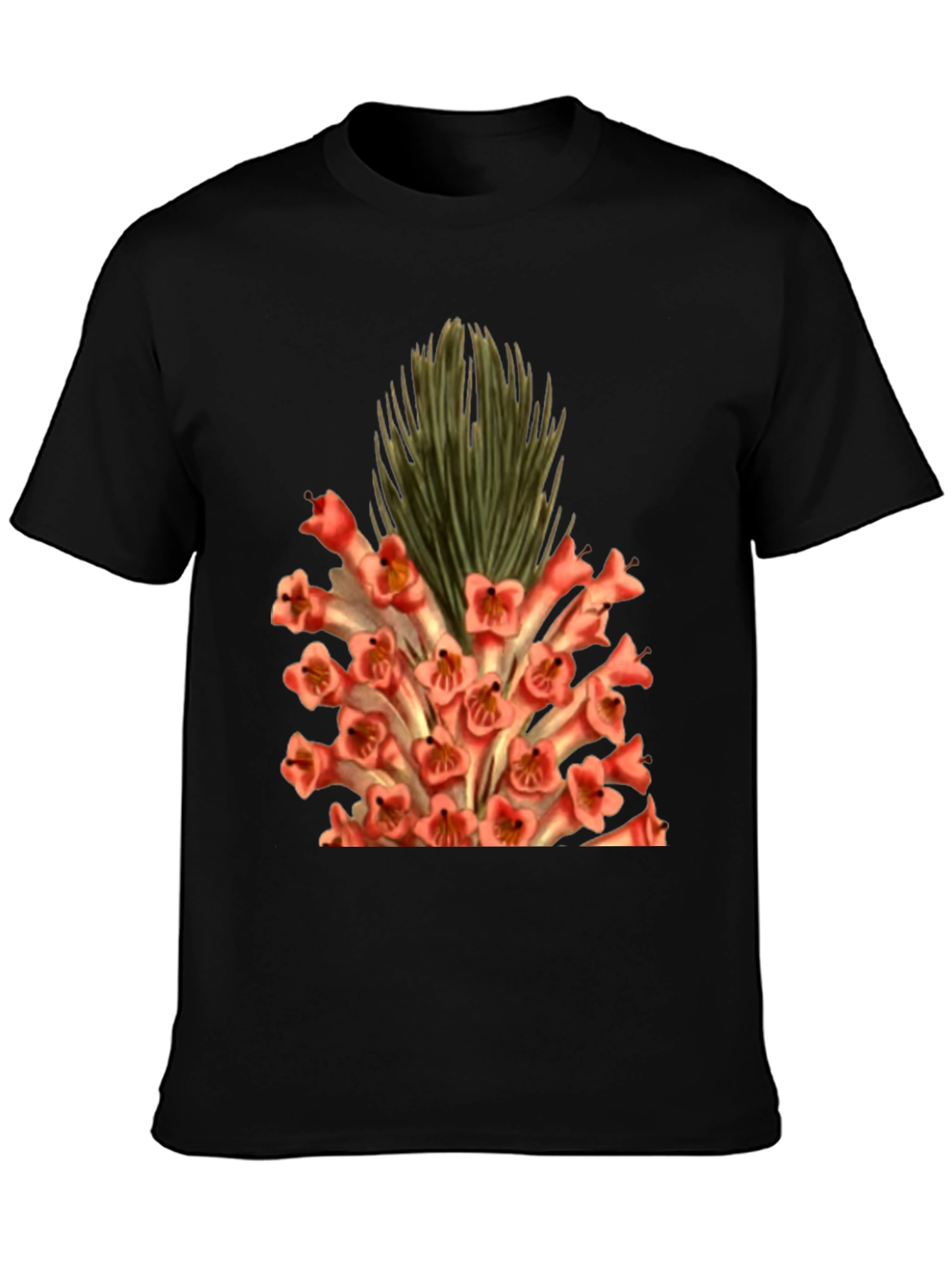 Botanical Flower Graphic T-Shirt
