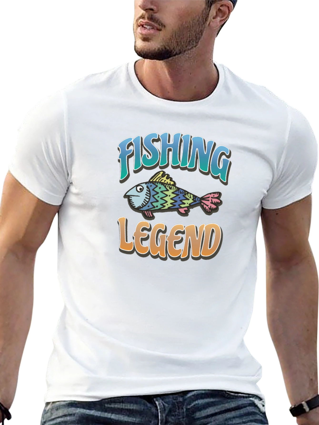 Fishing Legend Graphic T-Shirt