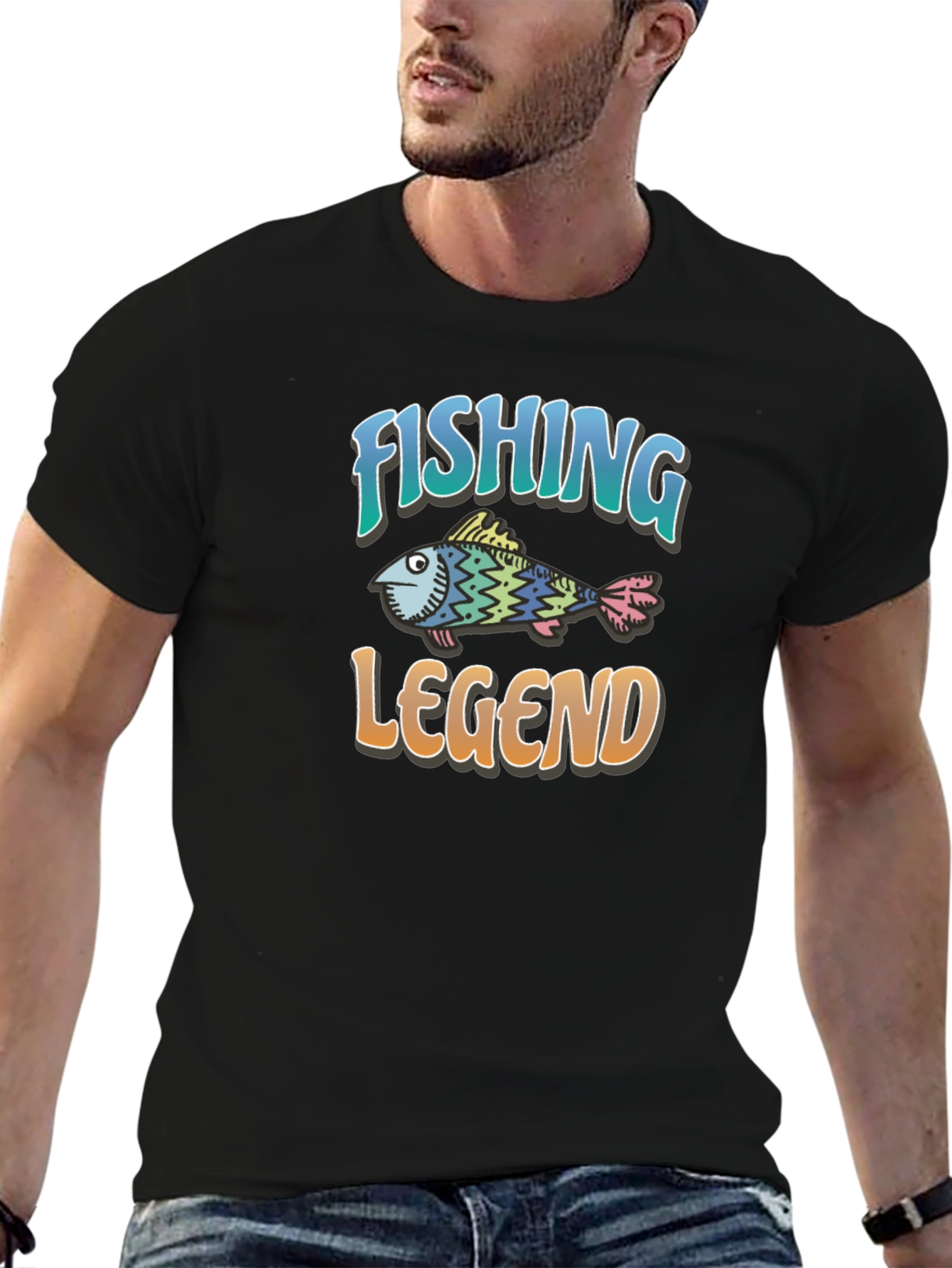 Fishing Legend Graphic T-Shirt