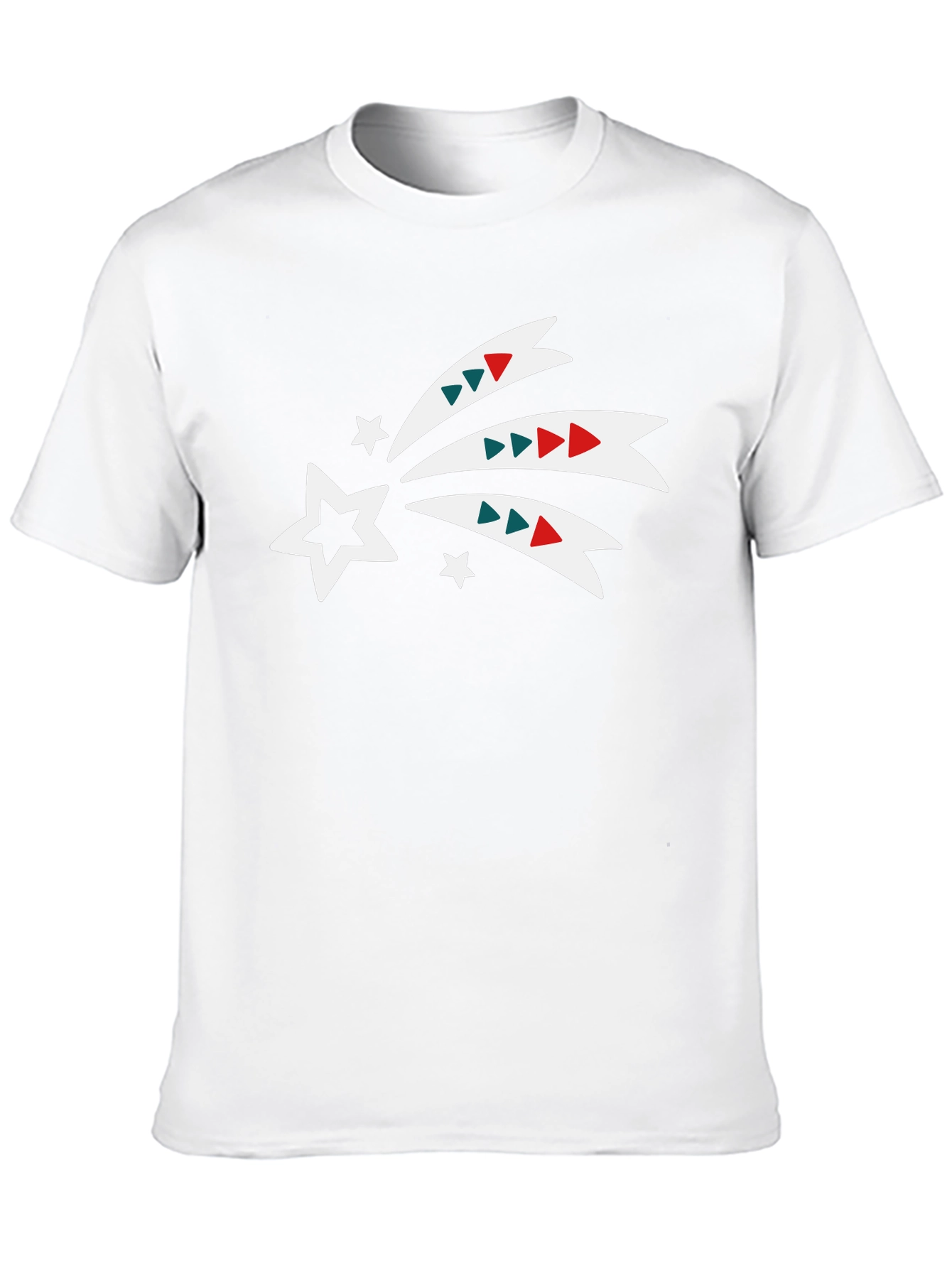 Festive Shooting Star Black Tee
