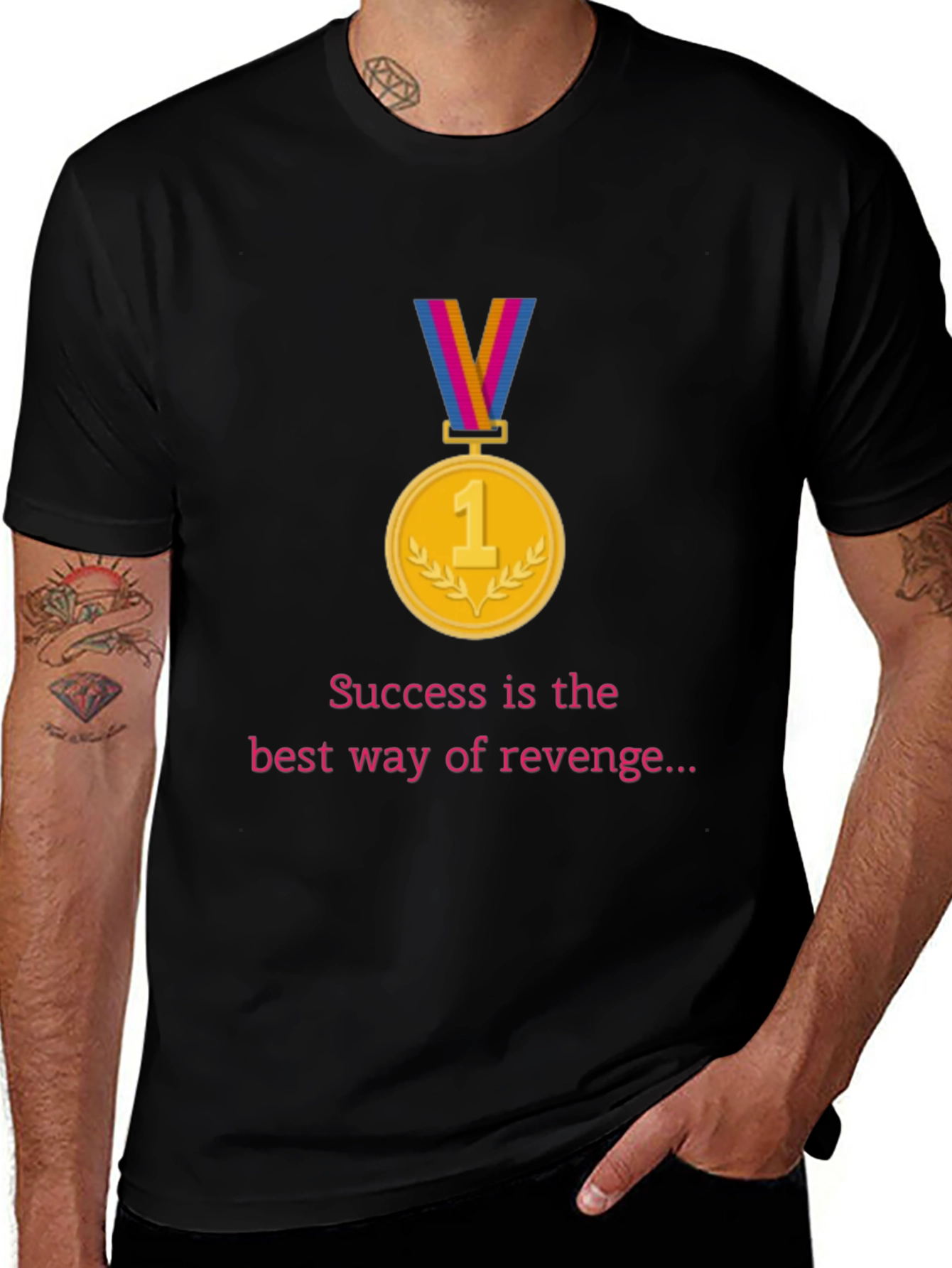Success Revenge Black T-Shirt