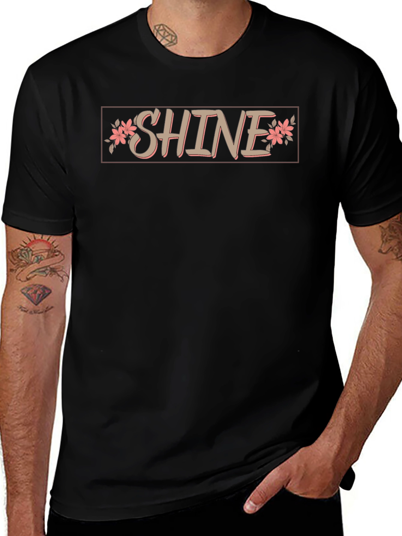 Floral Shine Graphic Tee - Unisex