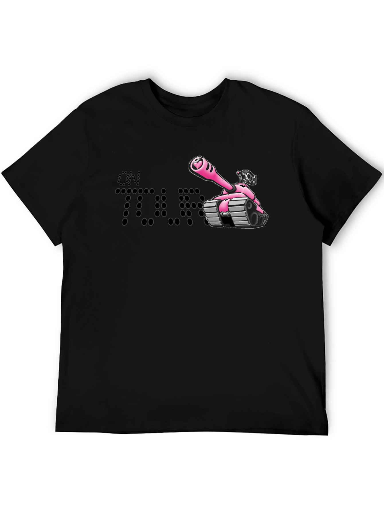 On Tour Tank Graphic Tee - Black