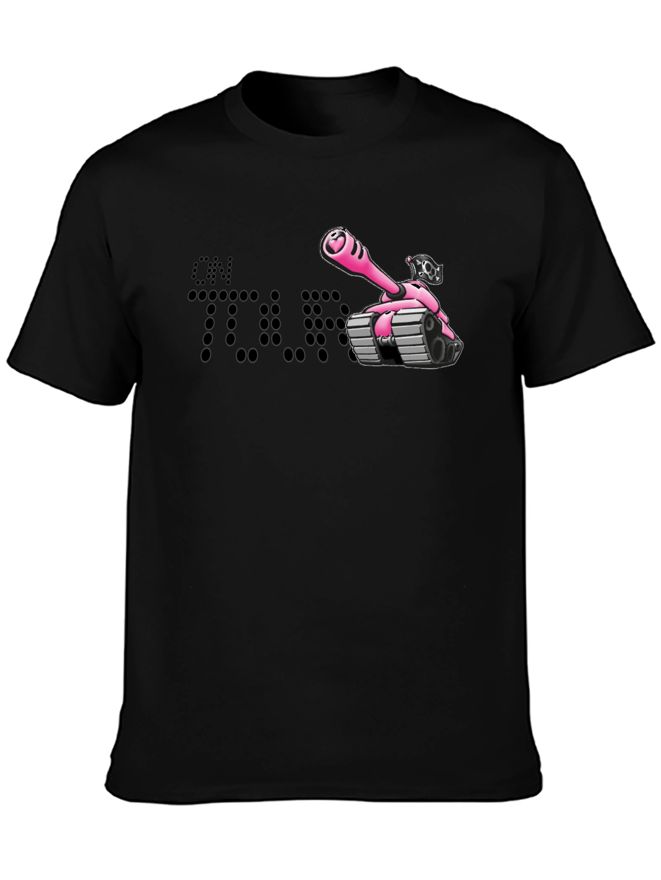 On Tour Tank Graphic Tee - Black