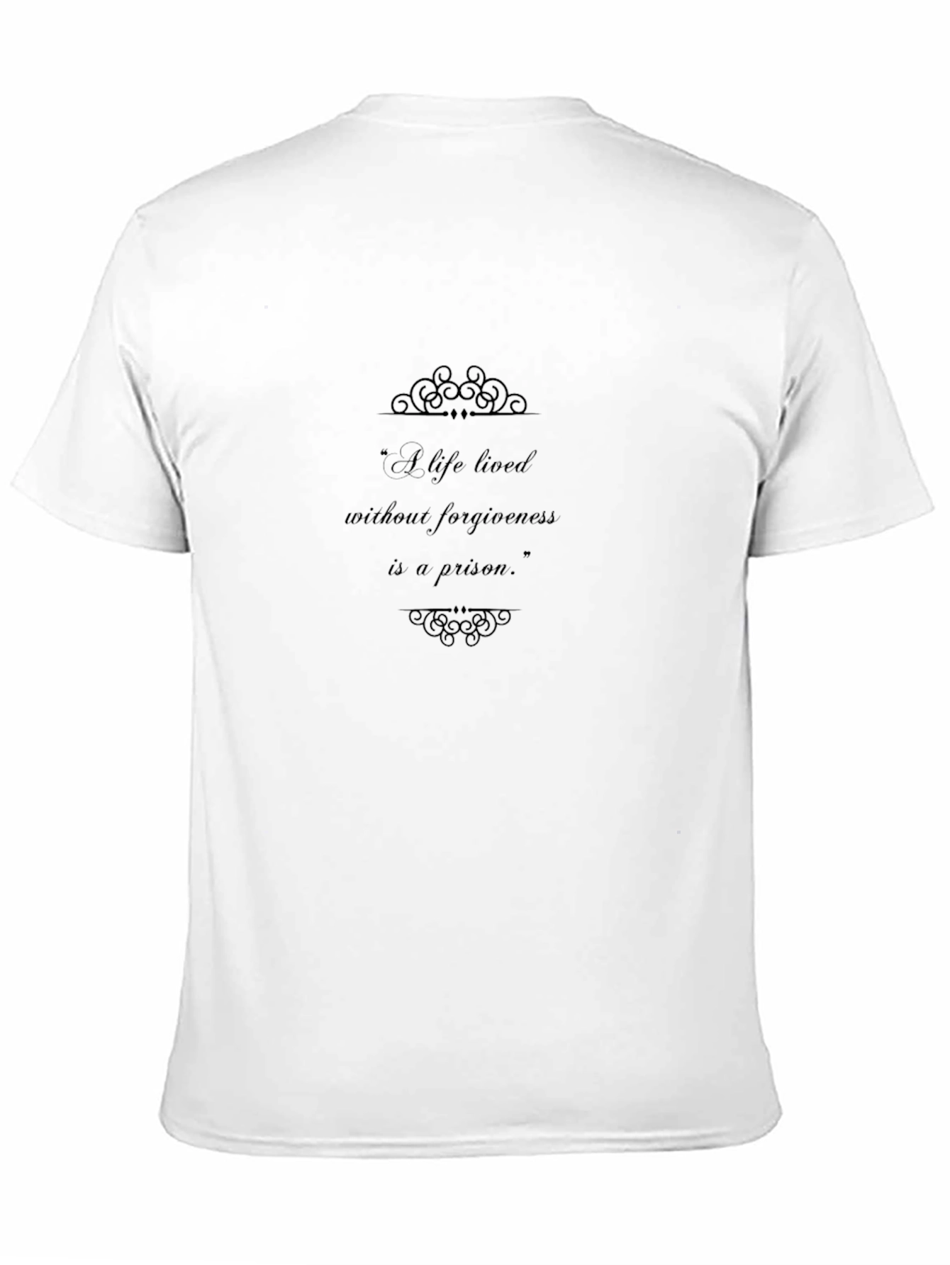 Forgiveness Quote T-Shirt - Unisex Black Tee
