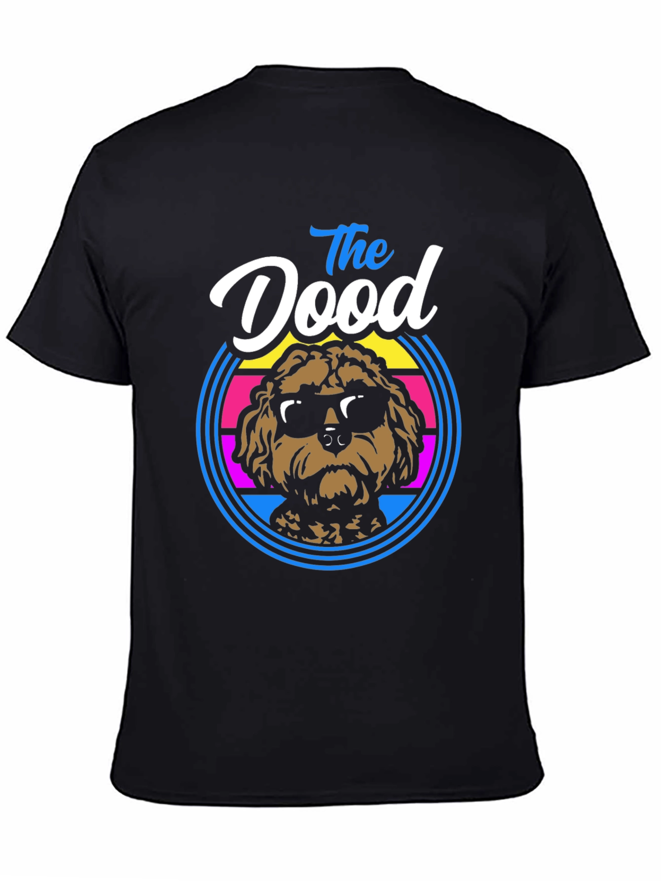 The Dood Dog Sunglasses Black T-Shirt