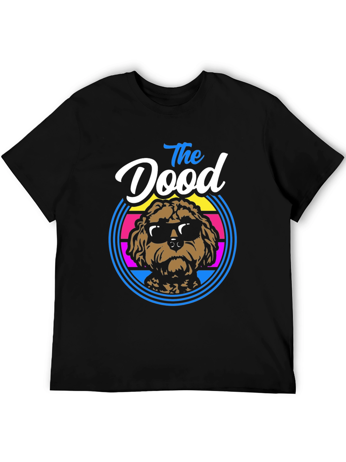 The Dood Dog Sunglasses Black T-Shirt