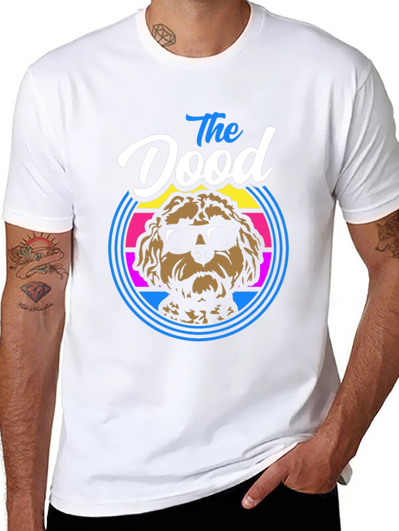 The Dood Dog Sunglasses Black T-Shirt