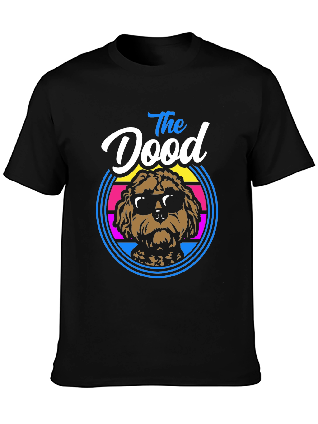 The Dood Dog Sunglasses Black T-Shirt