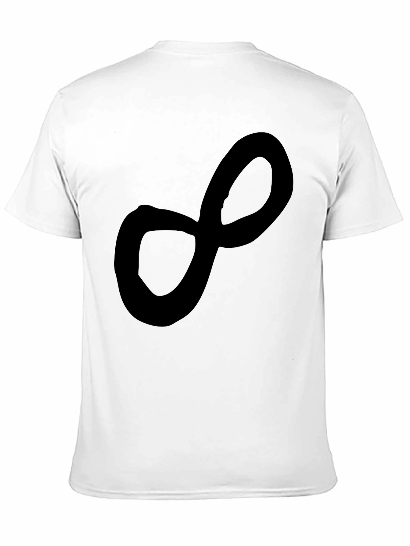 Infinity Symbol Black T-Shirt Casual Tee
