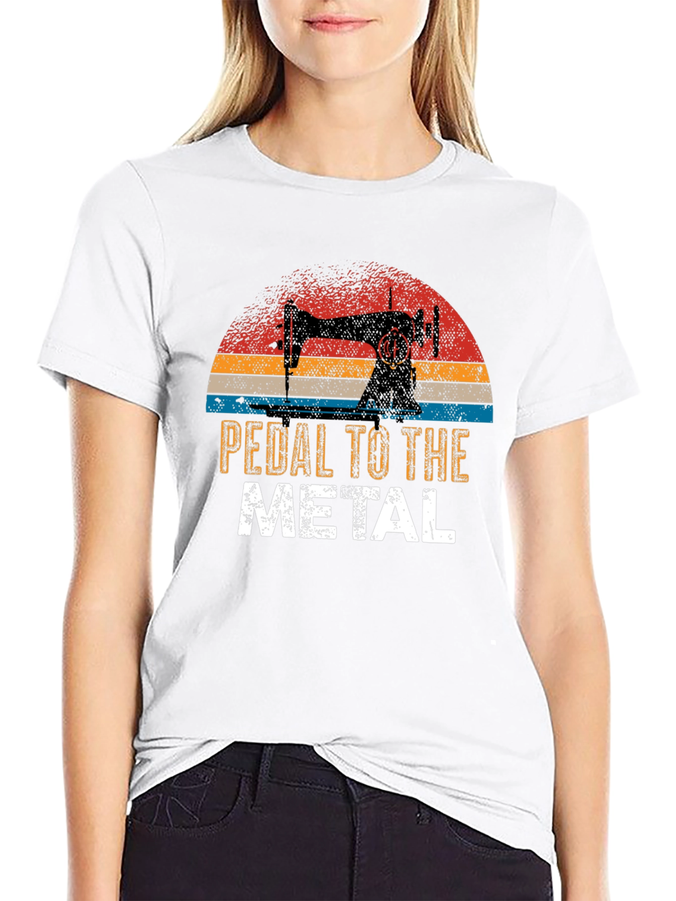 Pedal to the Metal Sewing T-Shirt