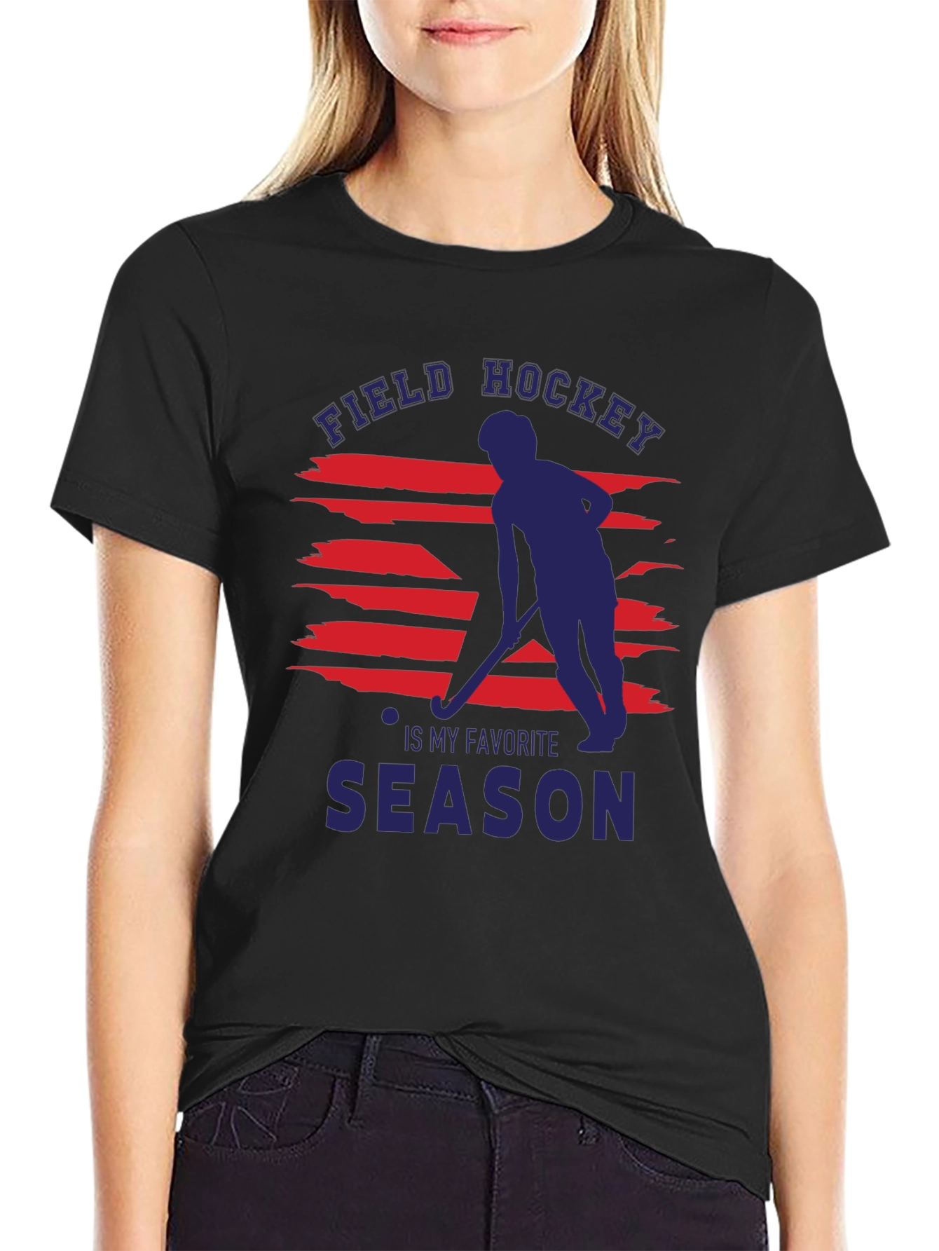 Field Hockey Favorite Season Graphic Tee