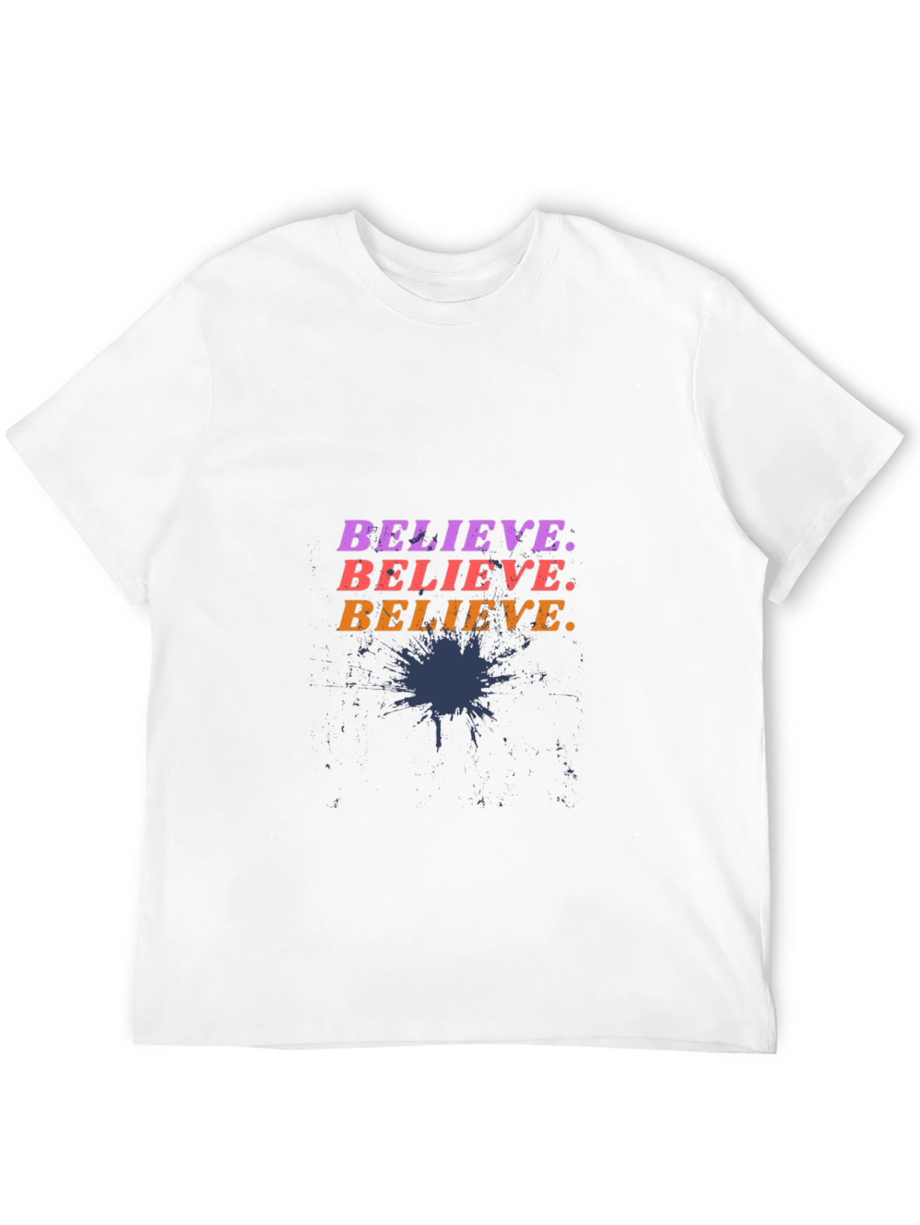 Believe Graphic T-Shirt - Mens Casual Tee
