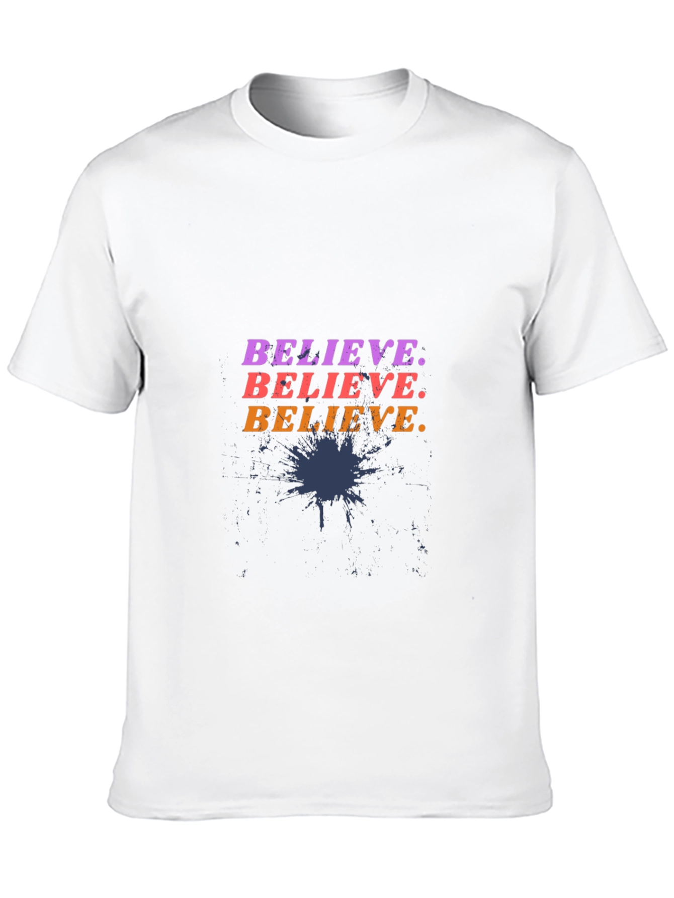 Believe Graphic T-Shirt - Mens Casual Tee