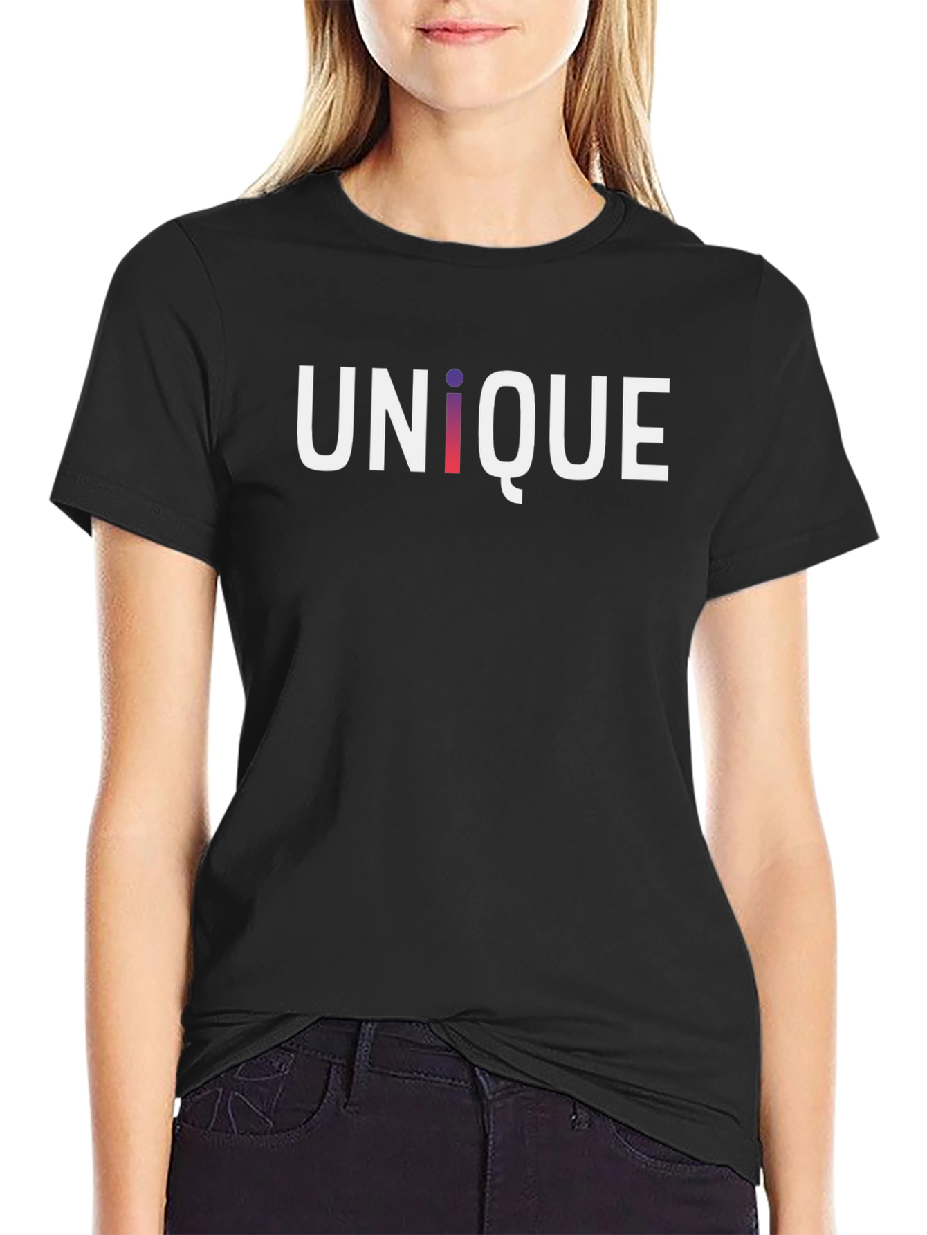 Unique Graphic Tee - Stylish Black Cotton Shirt
