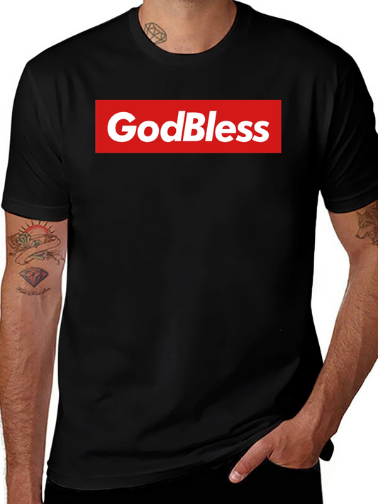 GodBless Graphic Tee - Trendy Religious T-Shirt
