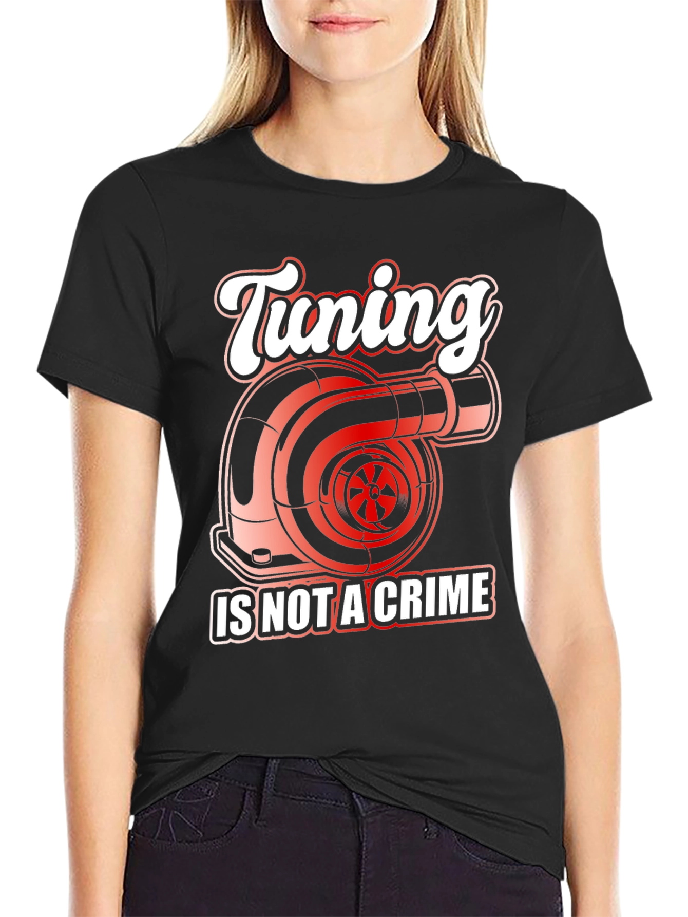 Tuning Is Not A Crime Graphic T-Shirt