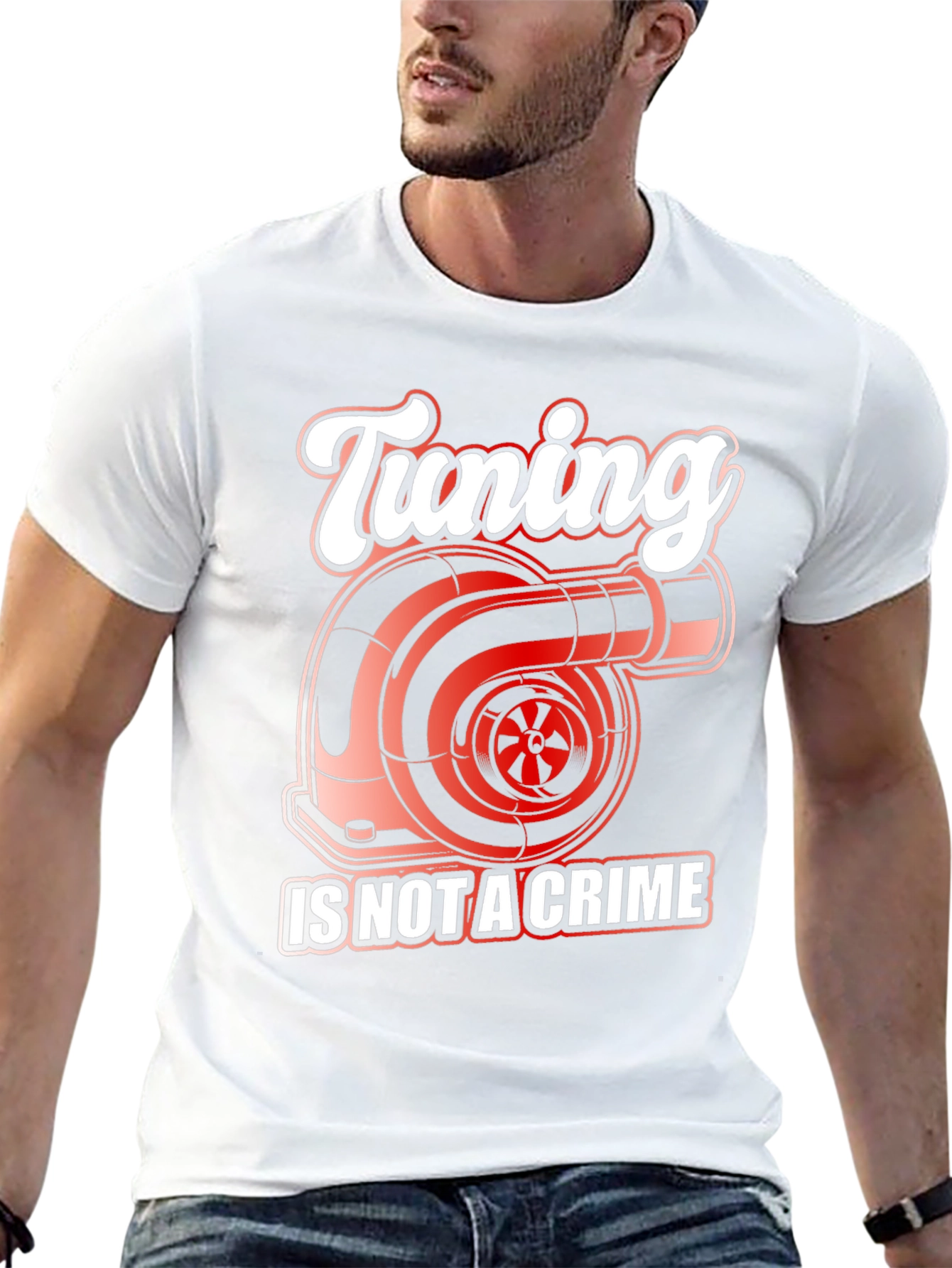 Tuning Is Not A Crime Graphic T-Shirt