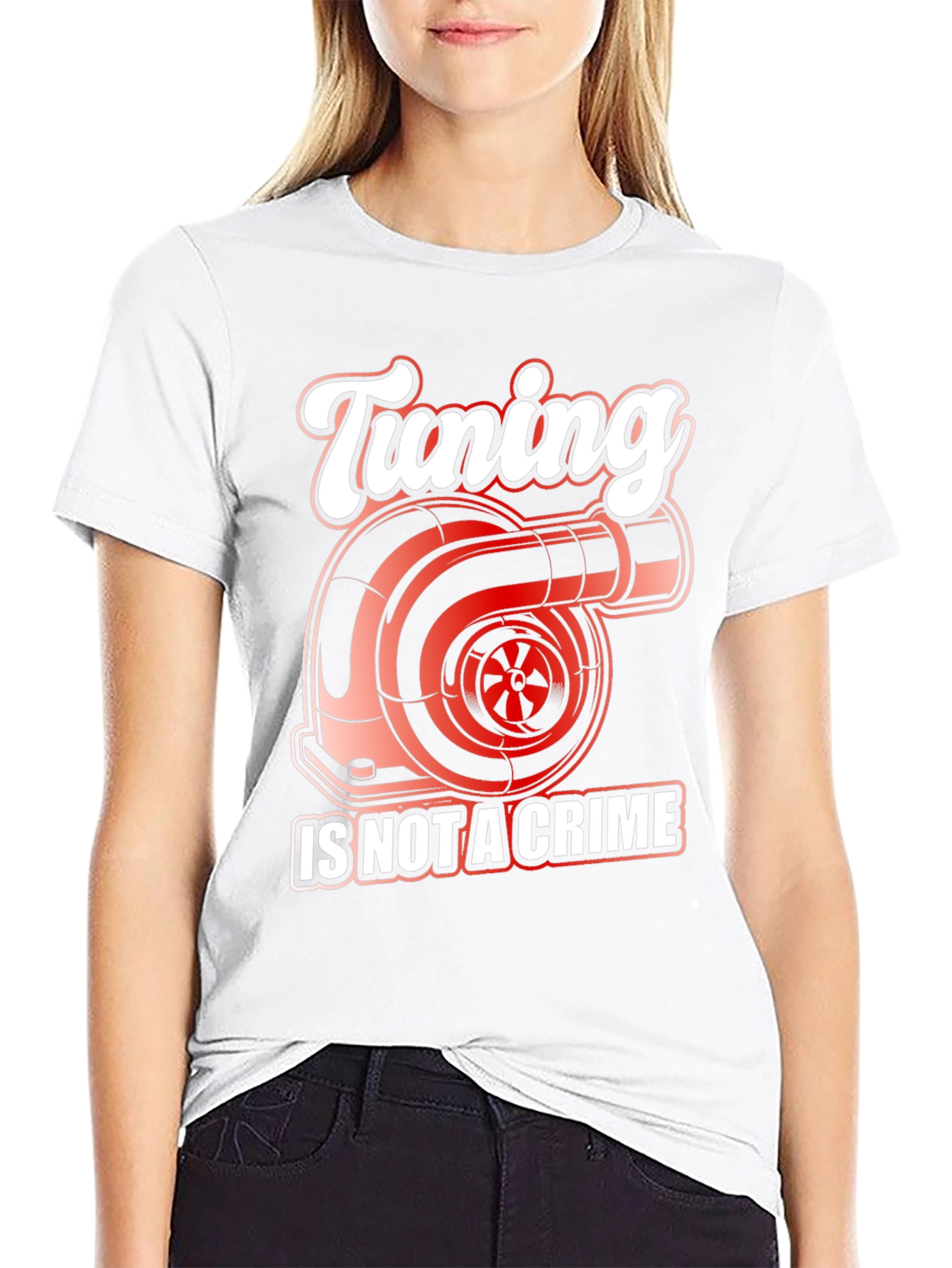 Tuning Is Not A Crime Graphic T-Shirt