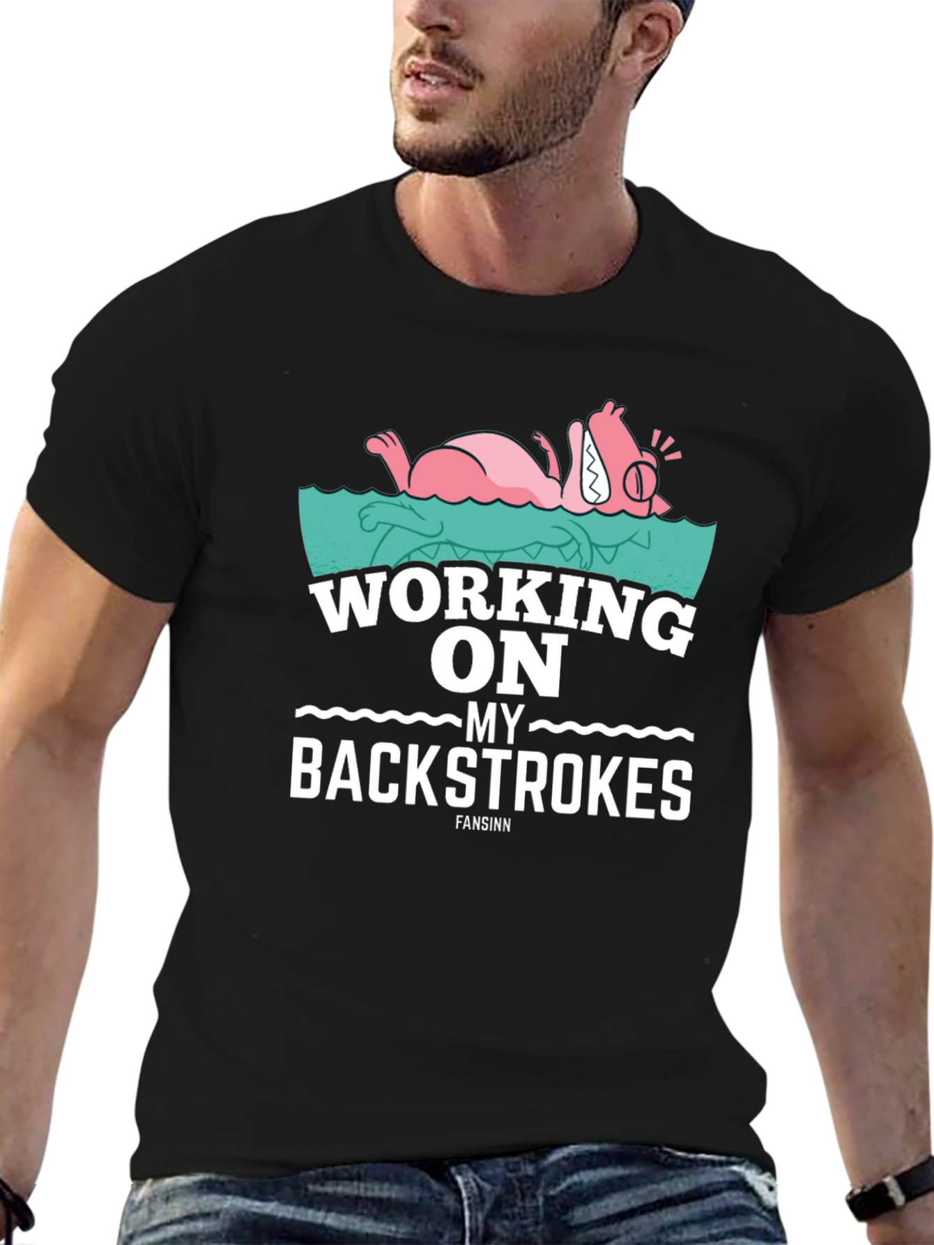 Working on My Backstrokes Tee