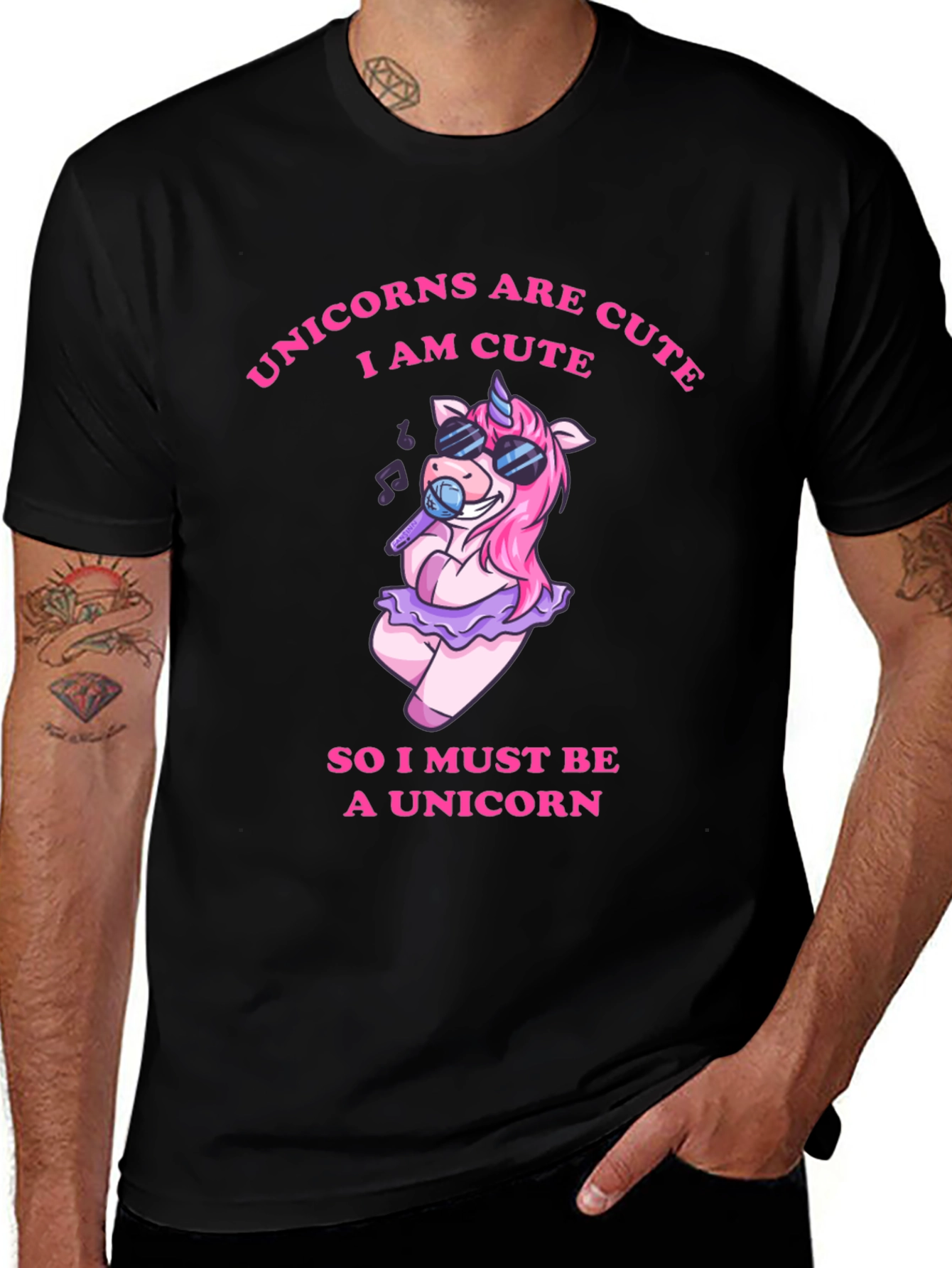 Unicorns Are Cute Graphic T-Shirt