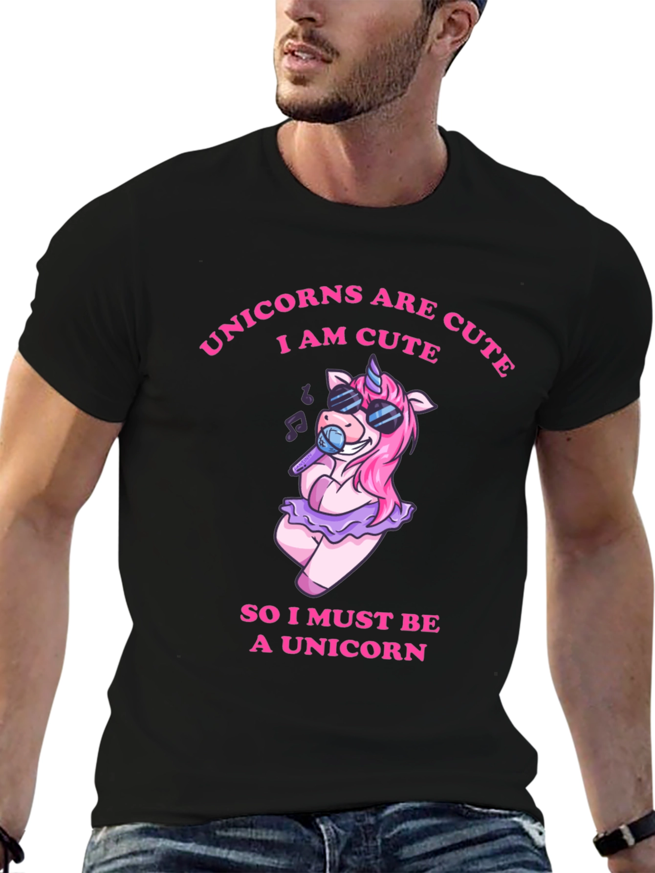 Unicorns Are Cute Graphic T-Shirt