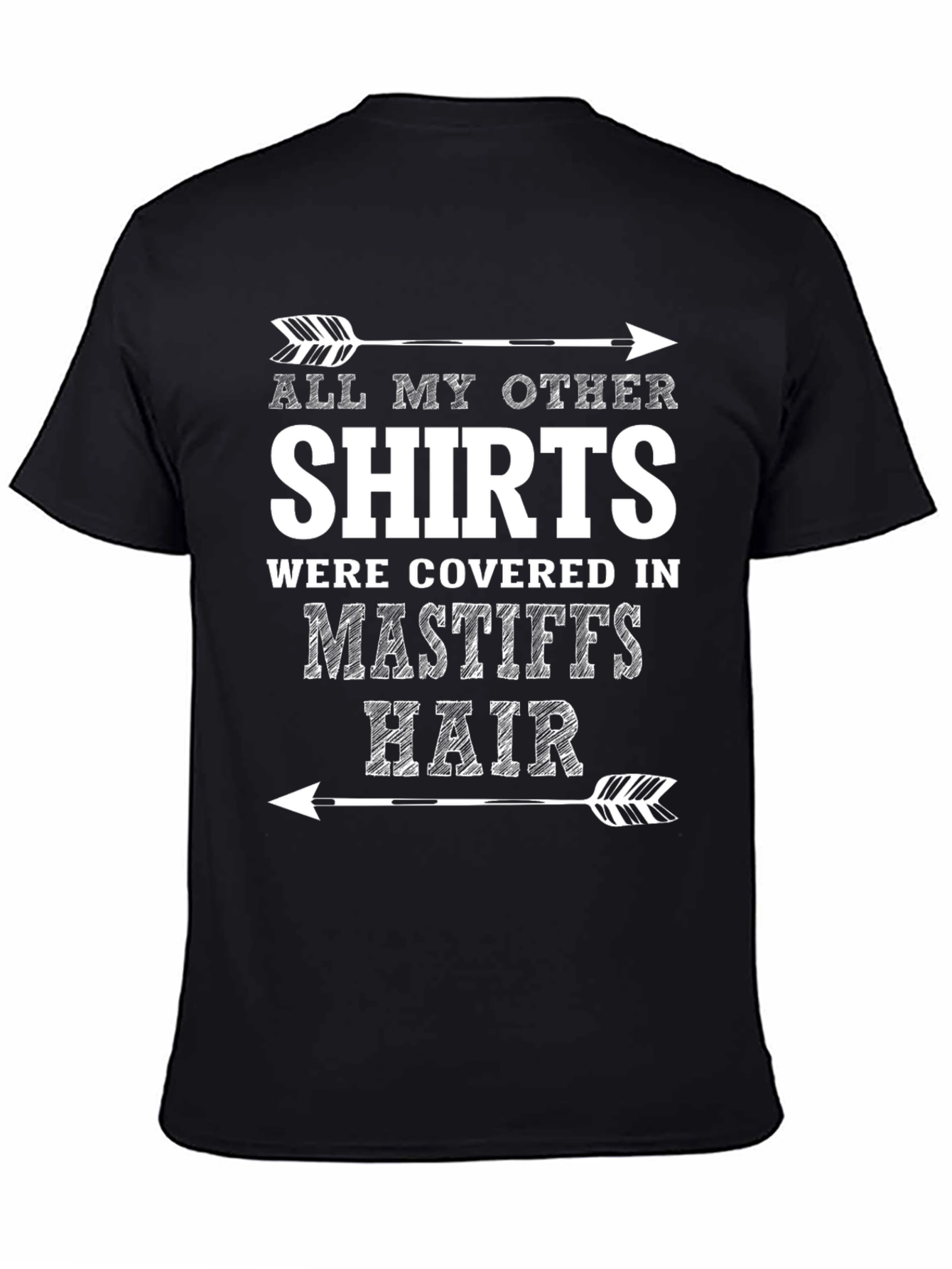 Mastiff Hair Arrow T-Shirt