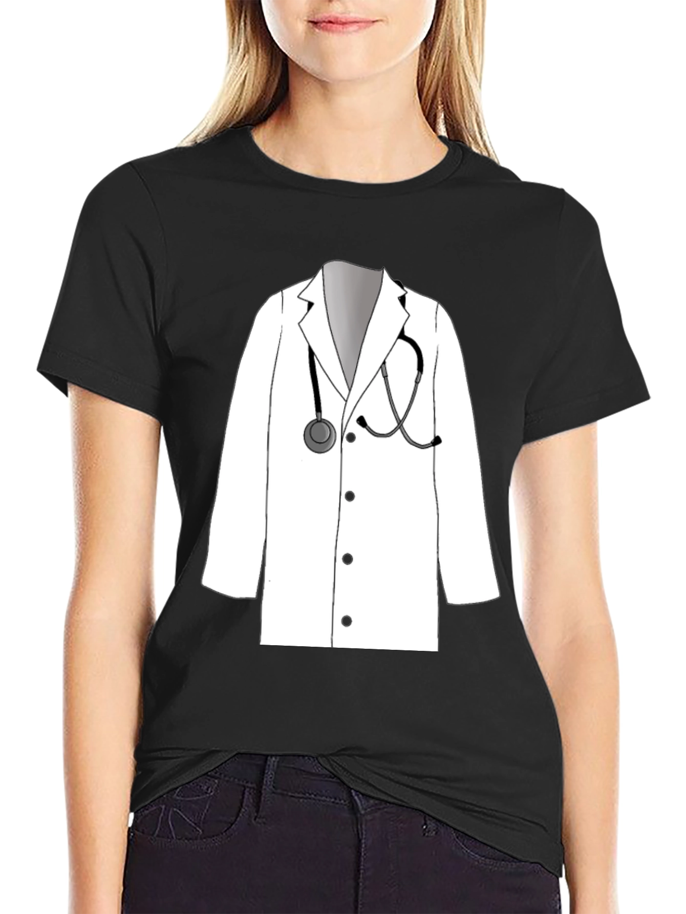 Doctor Lab Coat T-Shirt - Novelty Medical Tee