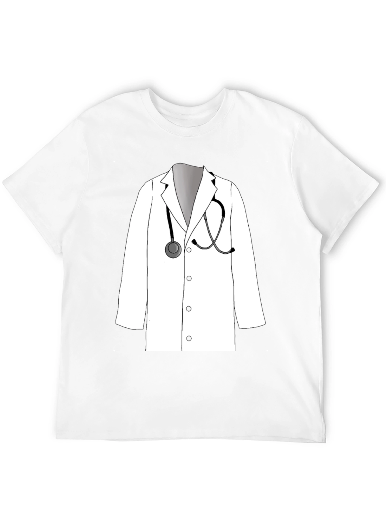 Doctor Lab Coat T-Shirt - Novelty Medical Tee