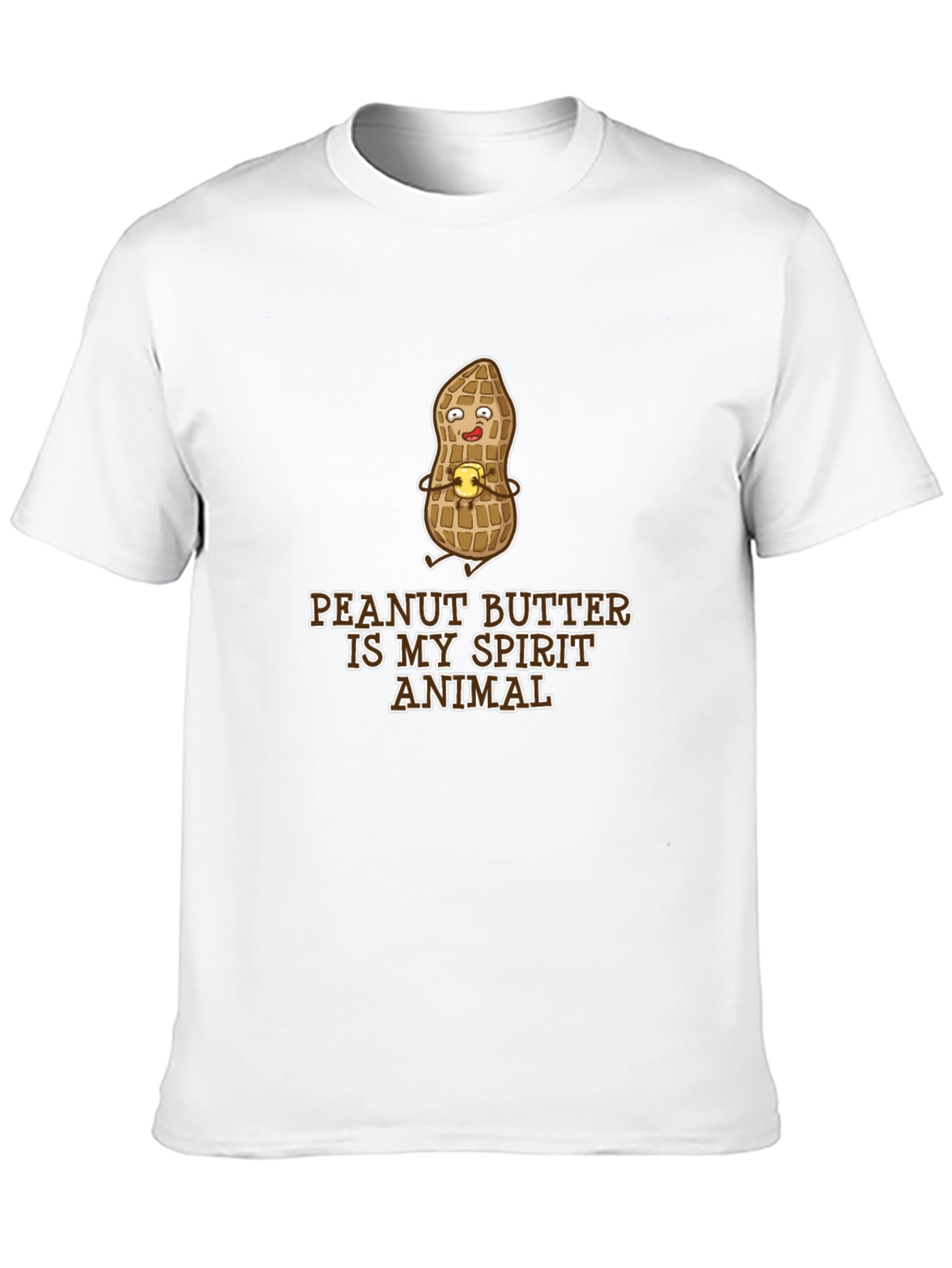 Peanut Butter Spirit Animal Black T-Shirt
