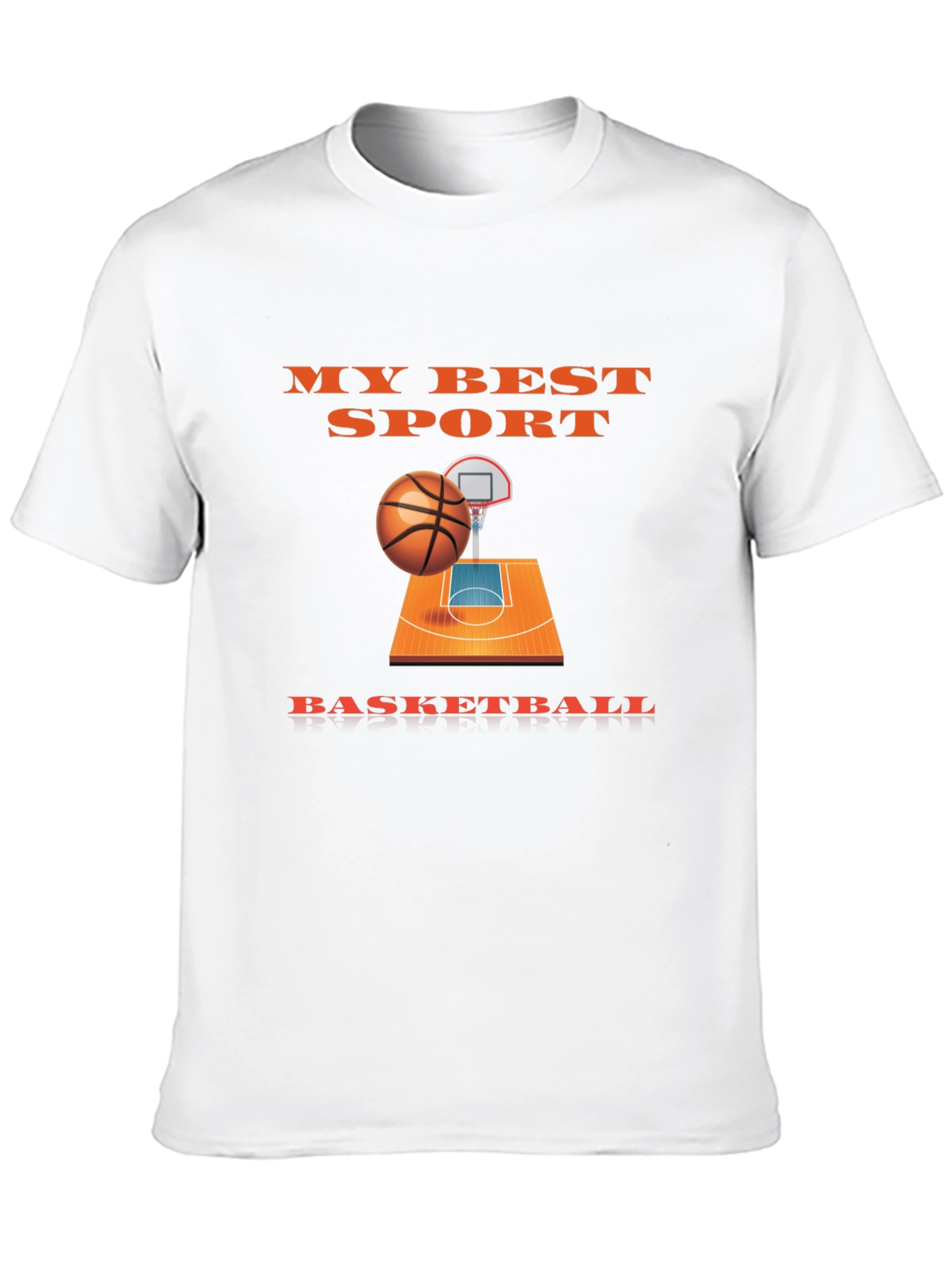 My Best Sport Basketball Graphic T-Shirt
