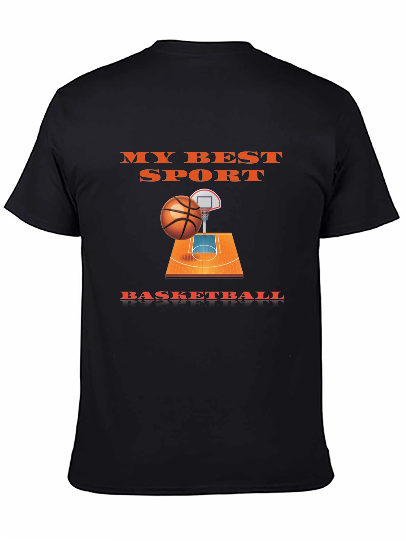My Best Sport Basketball Graphic T-Shirt