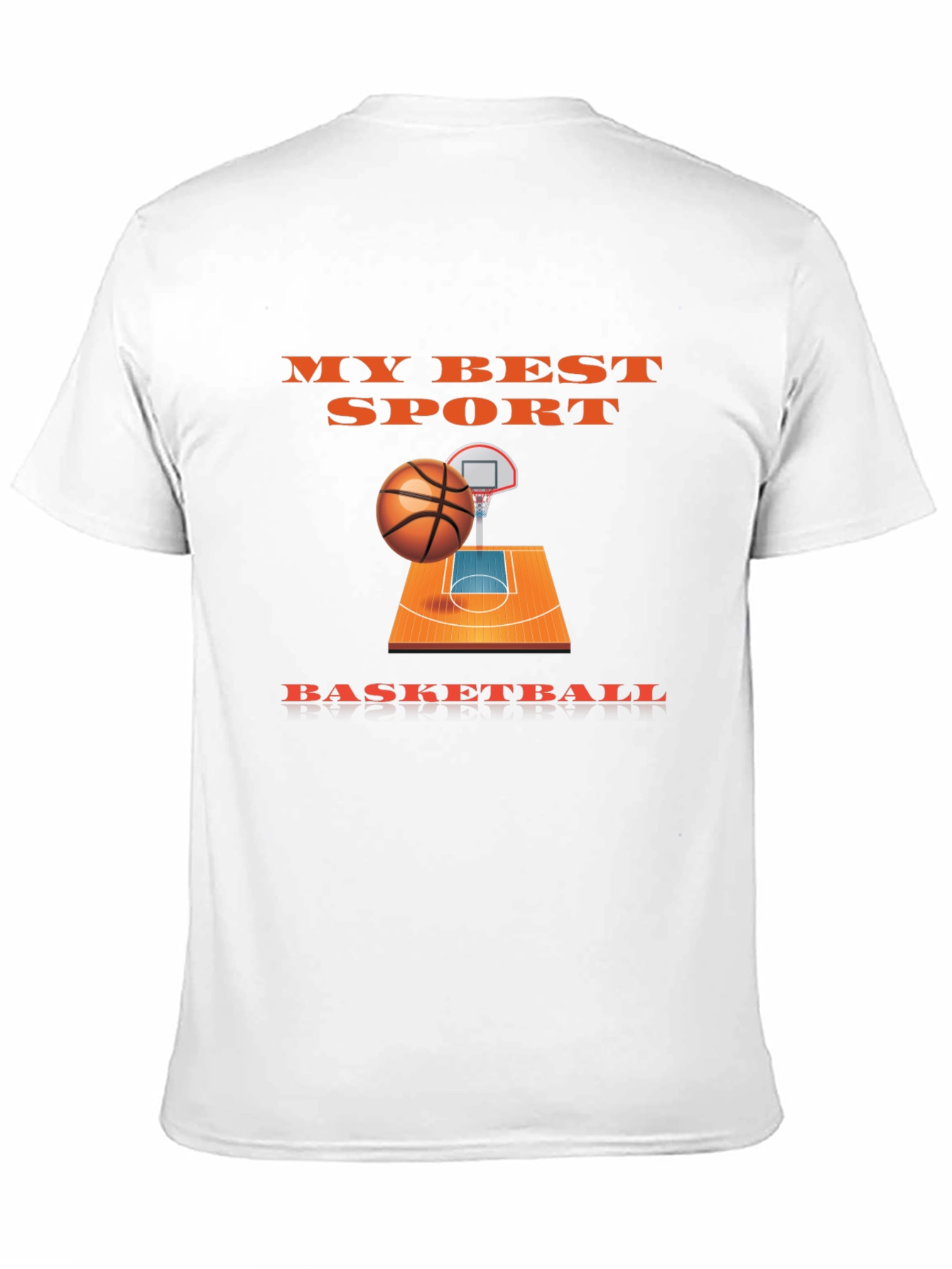 My Best Sport Basketball Graphic T-Shirt